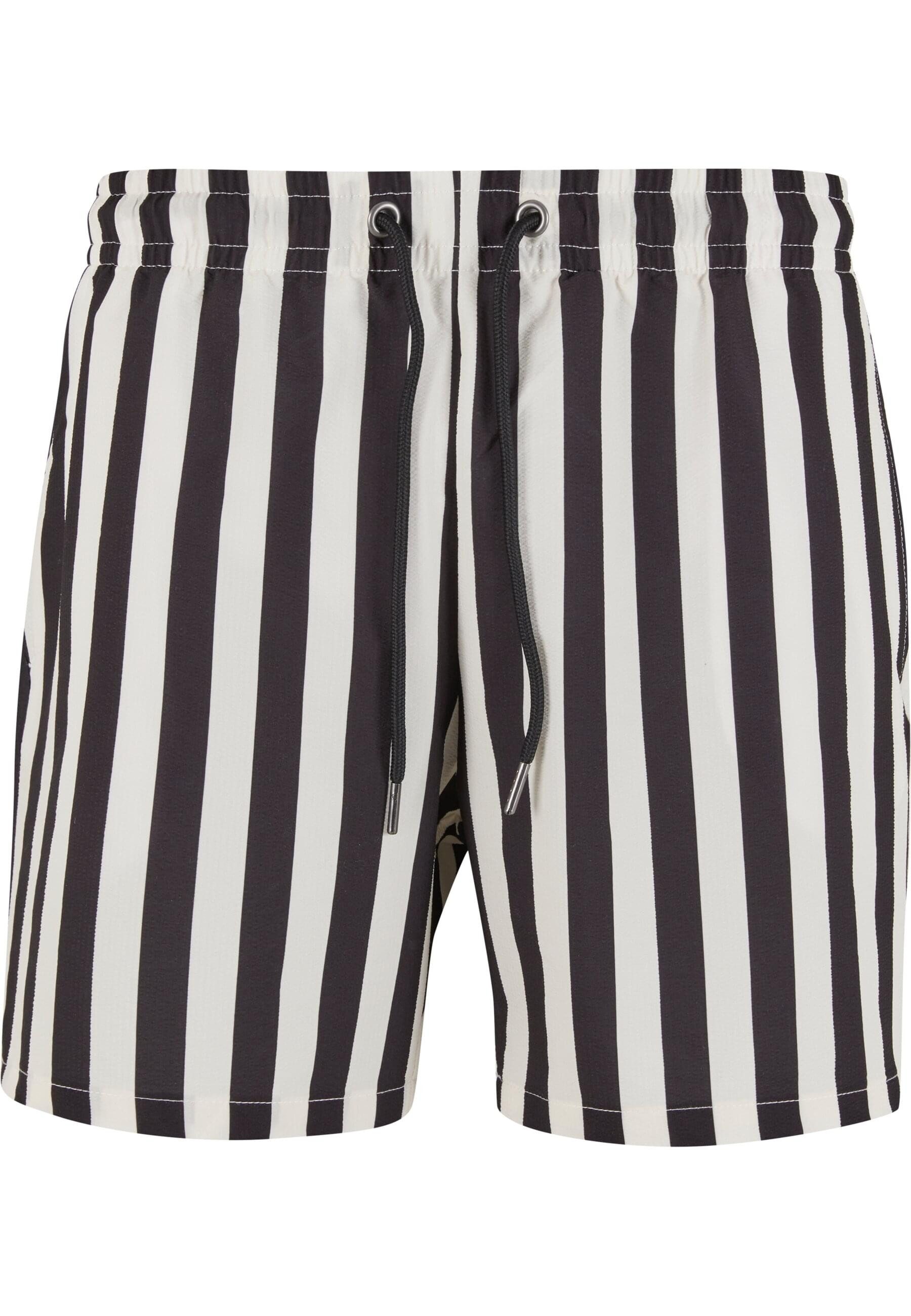 URBAN CLASSICS Badeshorts Urban Classics Striped Seersucker Swim Shorts