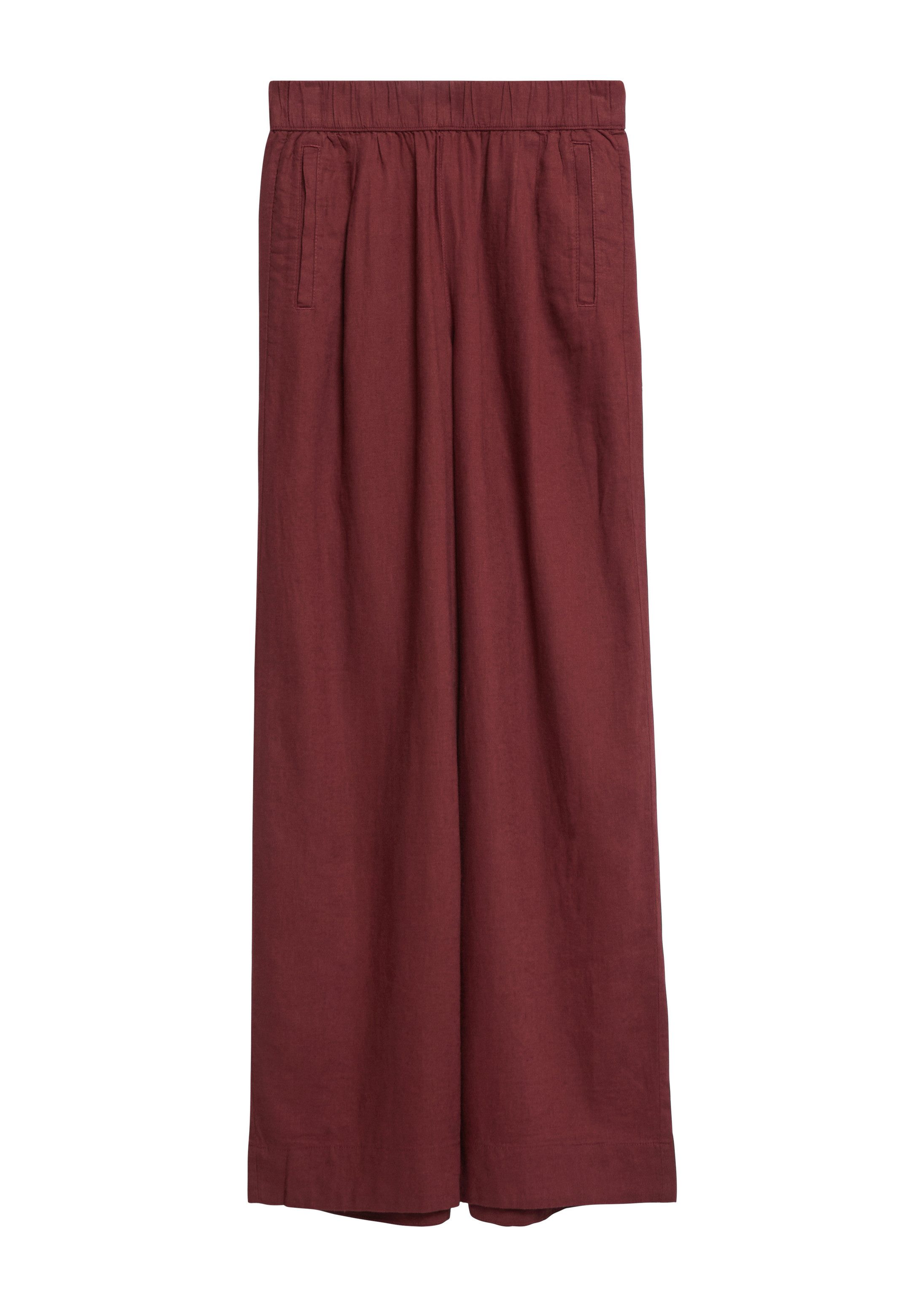 s.Oliver Chinos Hose Leinenmixhose mit Elastikbund