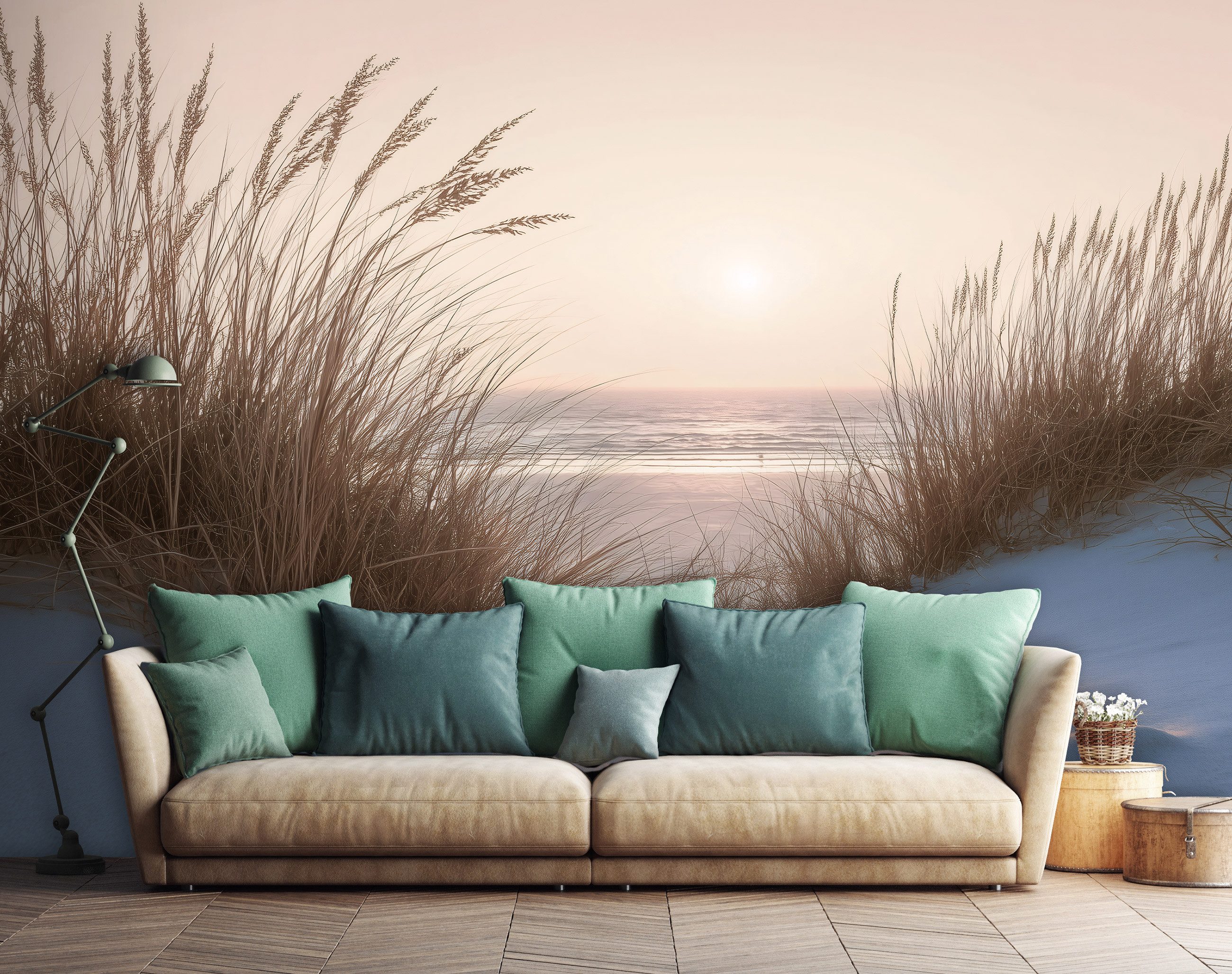 Wallarena Fototapete Strand Natur Ozean Vlies Tapete Wohnzimmer Schlafzimme günstig online kaufen