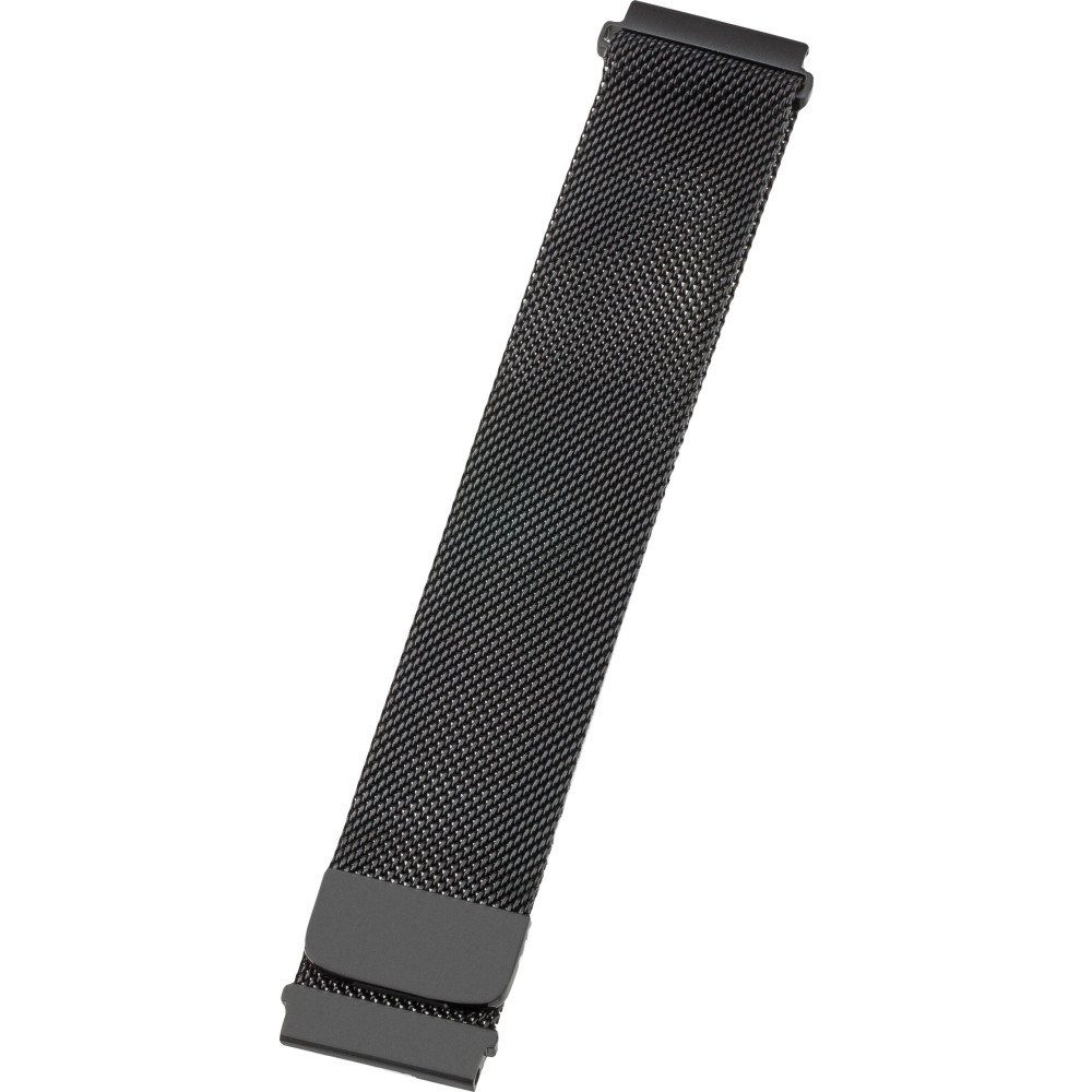 Peter Jäckel Smartwatch-Armband Armband 22mm Milanaise Black (17650)