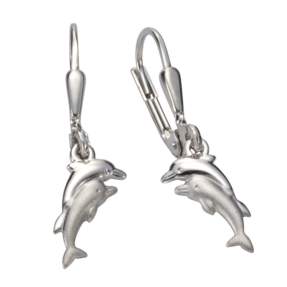 Vivance Paar Ohrhänger 925/- Sterling Silber Delfine