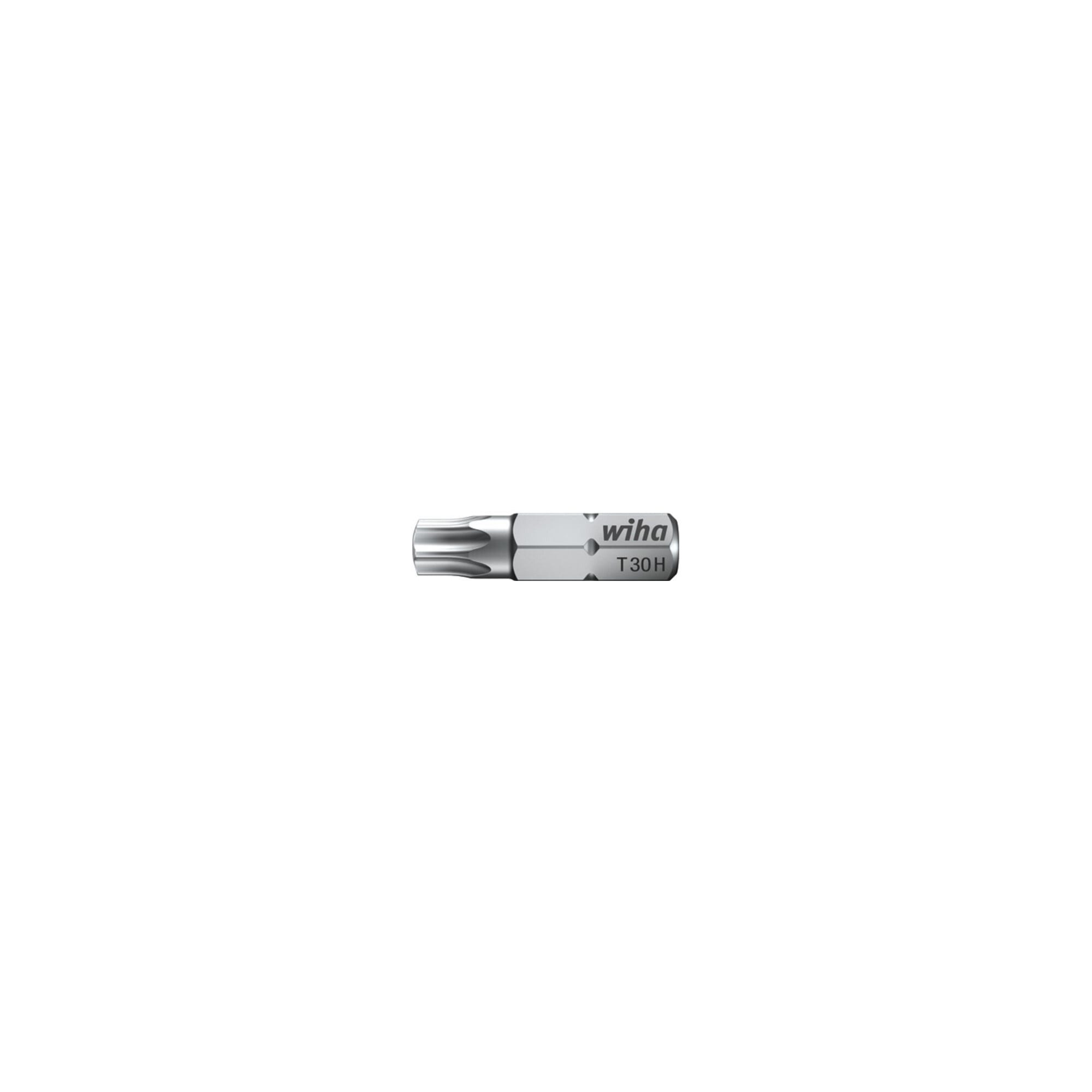 Wiha Torx-Bit Wiha Bit Set Standard 25 mm TX Tamper Resistant (mit Bohrung) T25H 2-t