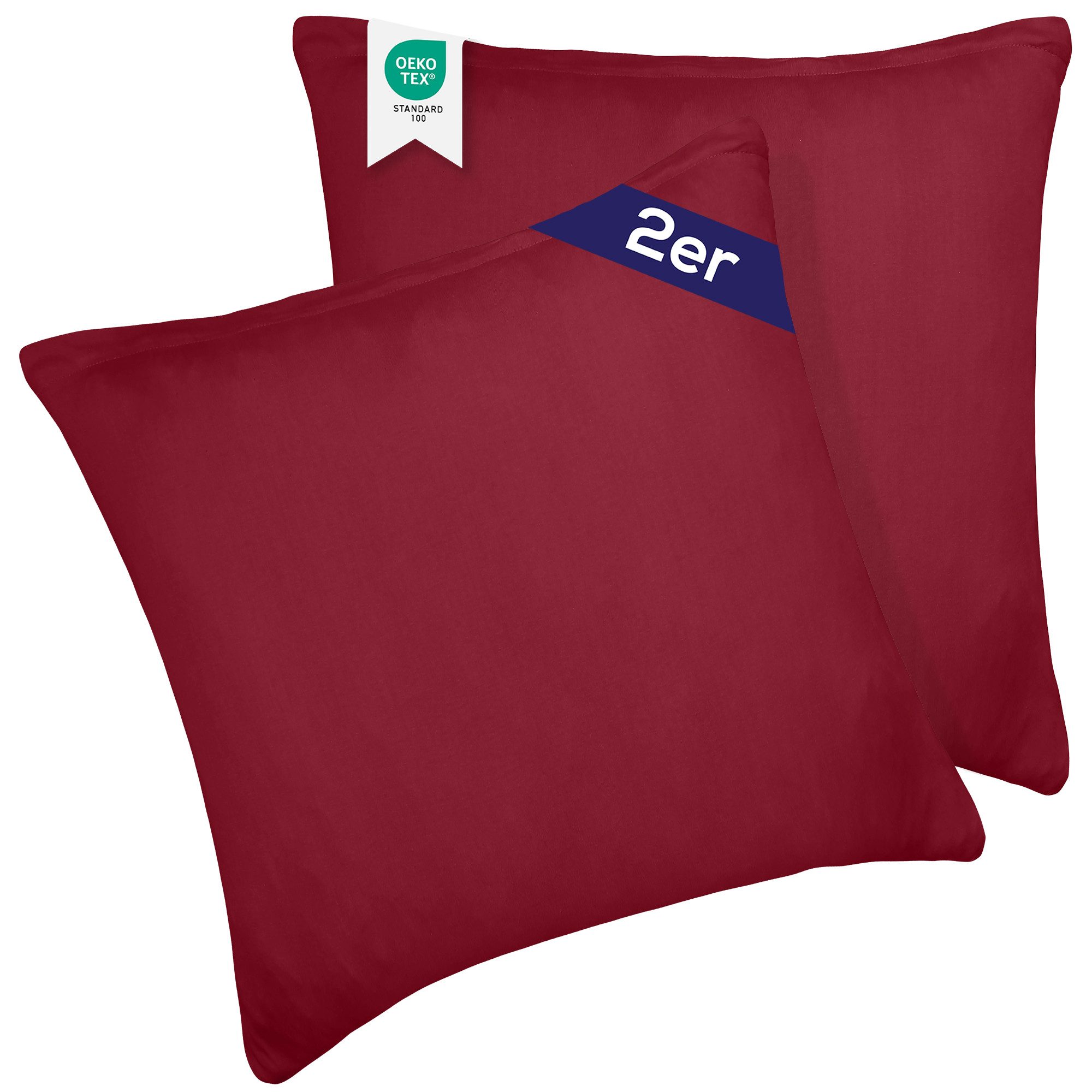 BARBONS Kissenbezug 100% Baumwolle Kissenbezug, weiche Kopfkissenbezug, Kis günstig online kaufen