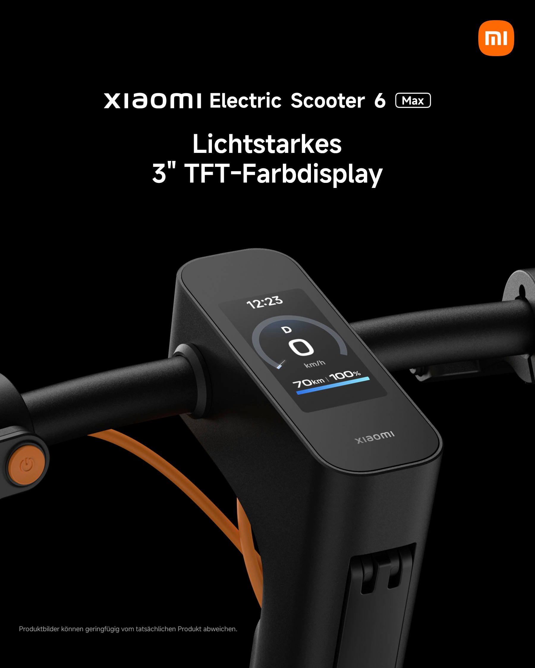 Xiaomi E-Scooter Electric Scooter 6 Max DE, 20 km/h – Bild 5 von 5