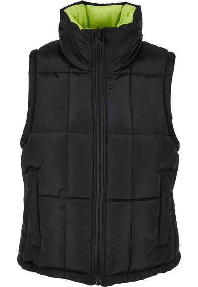 URBAN CLASSICS Steppweste Urban Classics Damen Ladies Reversible Cropped Puffer Vest