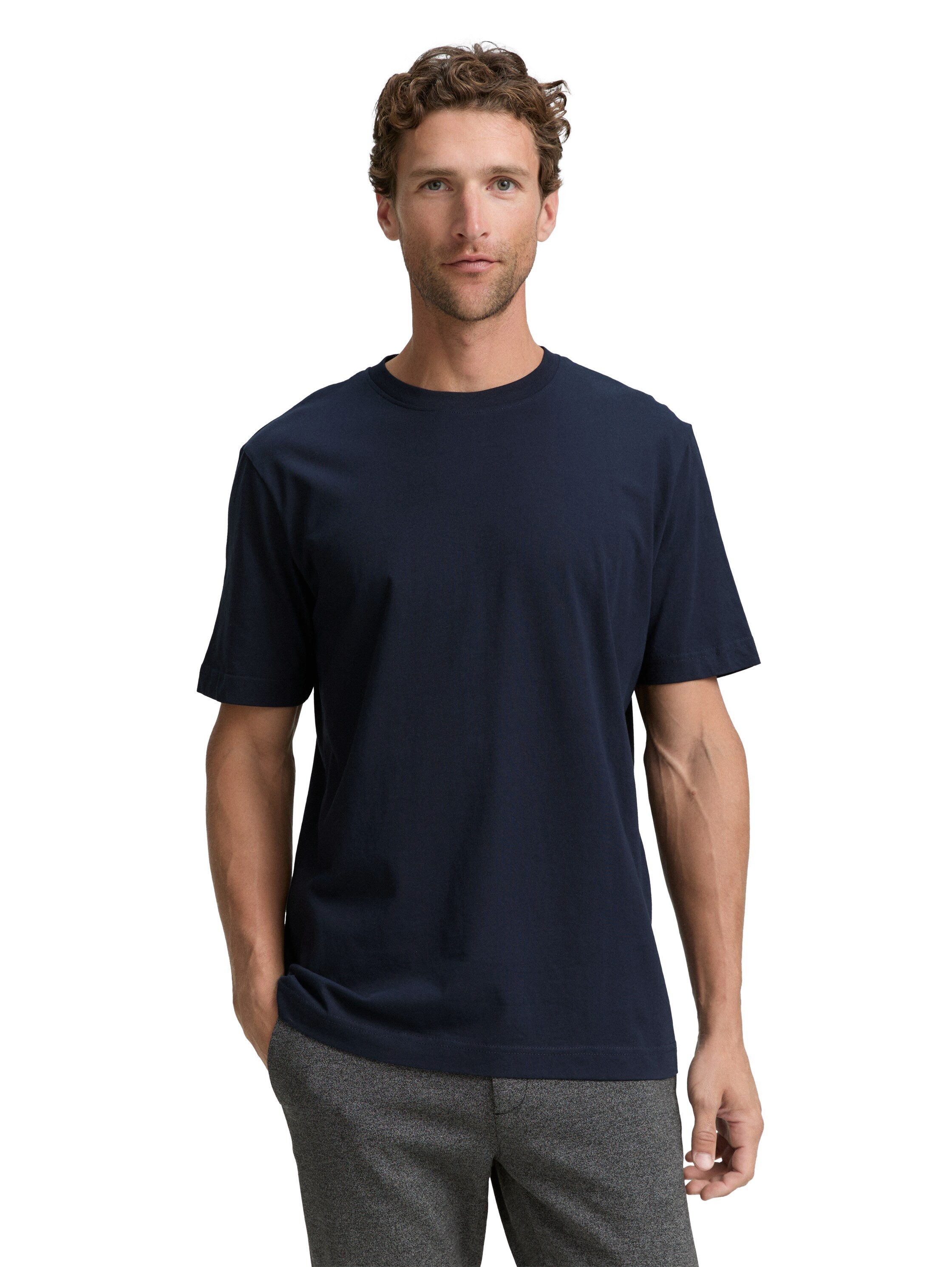 TOM TAILOR T-Shirt (Packung, 2-tlg) mit Logo Print günstig online kaufen