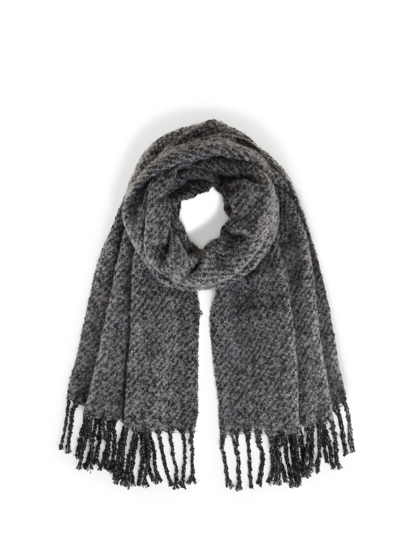 TOM TAILOR Strickschal Accessoire, Schal mit Glitzer-Effekt