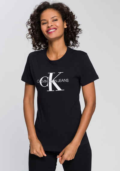 Calvin Klein Jeans Rundhalsshirt »CORE MONOGRAM LOGO REGULAR FIT TEE« mit großem CK Logo-Print