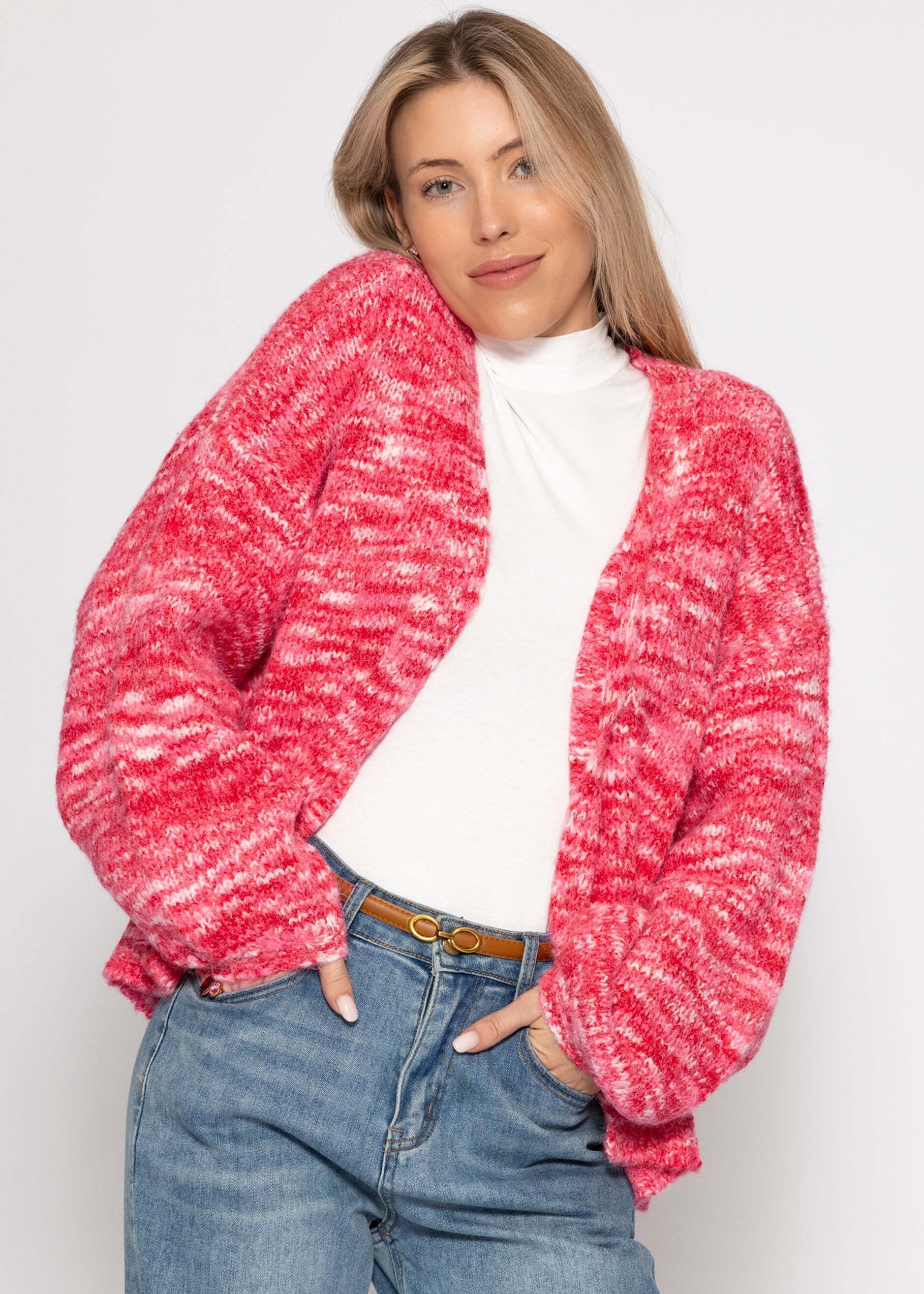Cardigan Zweifarbiger Cardigan für Damen