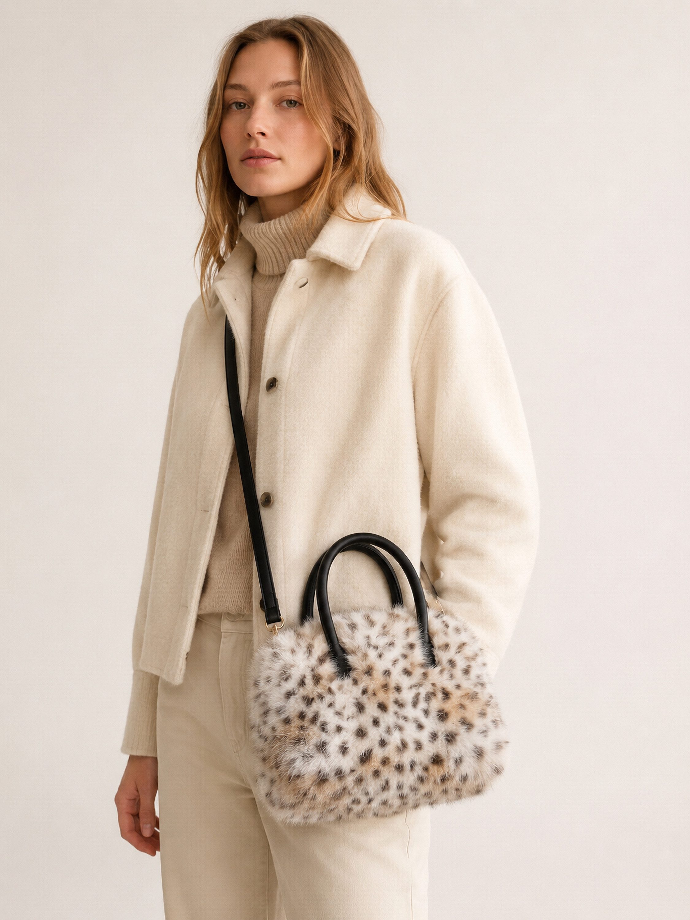 COLLEZIONE ALESSANDRO Henkeltasche Ewok, aus kuschelweichem Material – Bild 2 von 5