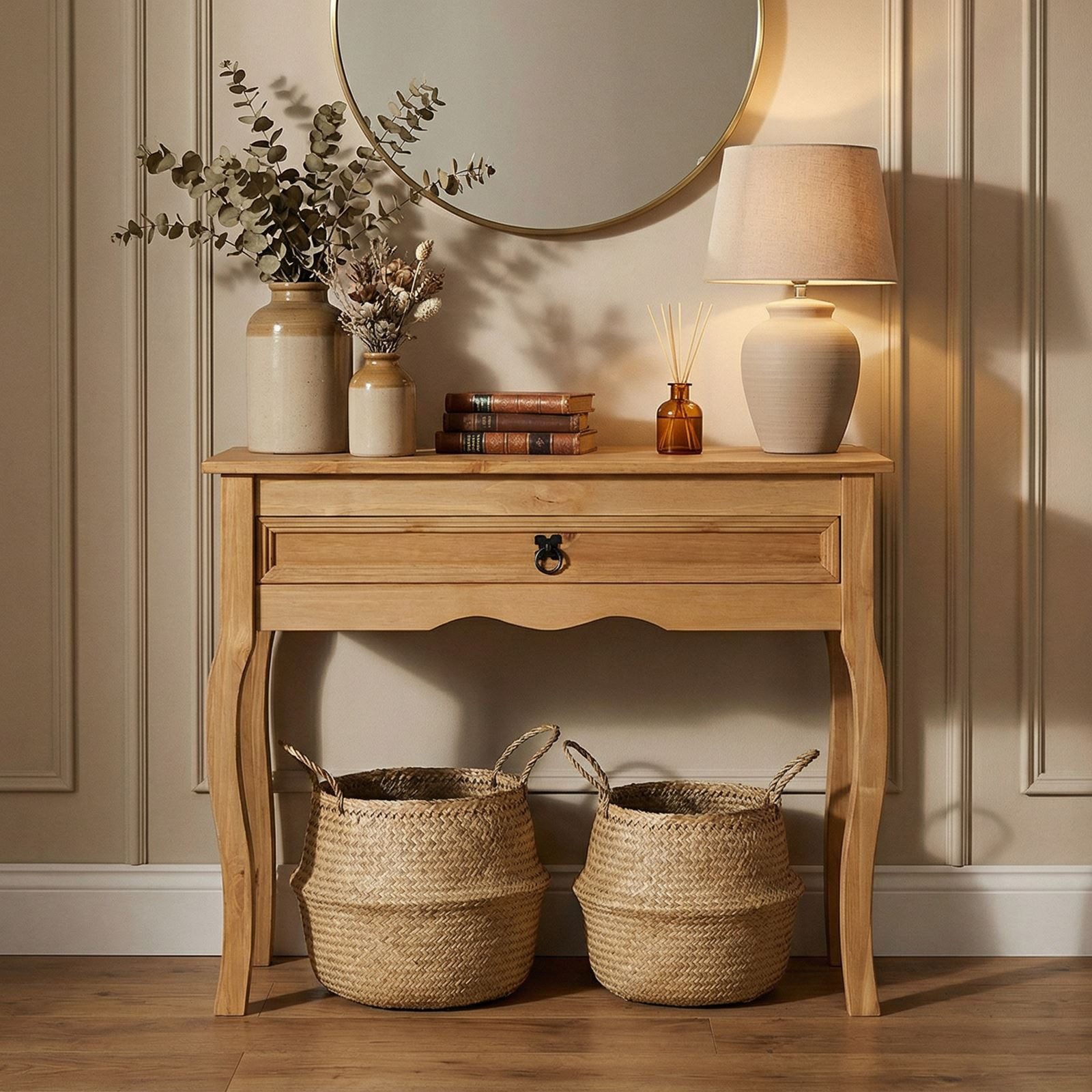 CARO-Möbel Konsolentisch SALSA, Schmaler Beistelltisch mit Schublade im Lan günstig online kaufen