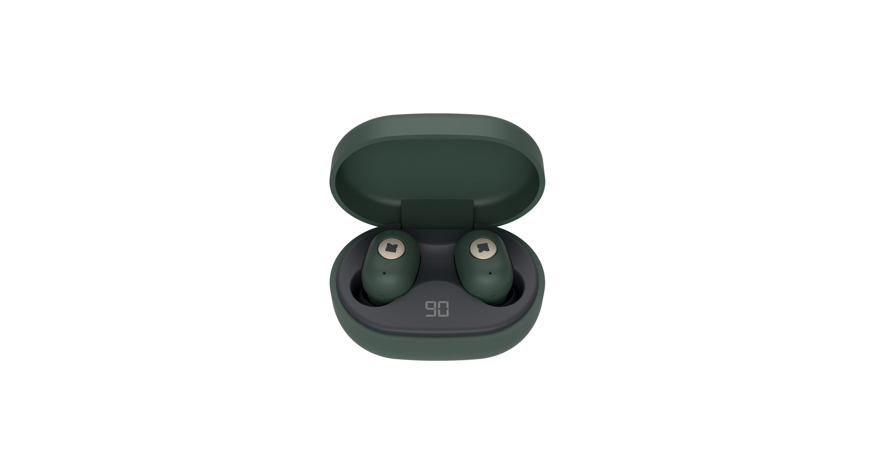 [Qualitätssicherung und kostenloser Versand] KREAFUNK On-Ear-Kopfhörer (aBEAN shady Kopfhörer) green Bluetooth
