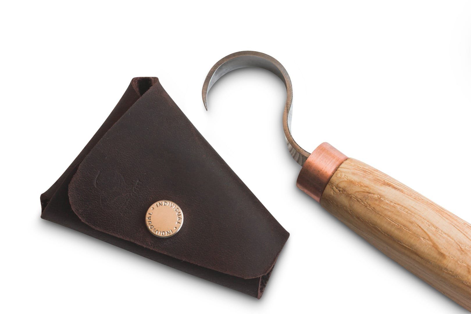 Modellierwerkzeug mit Tasche Beaver Löffelschnitzmesser Rechtshänder Werkkiste Die