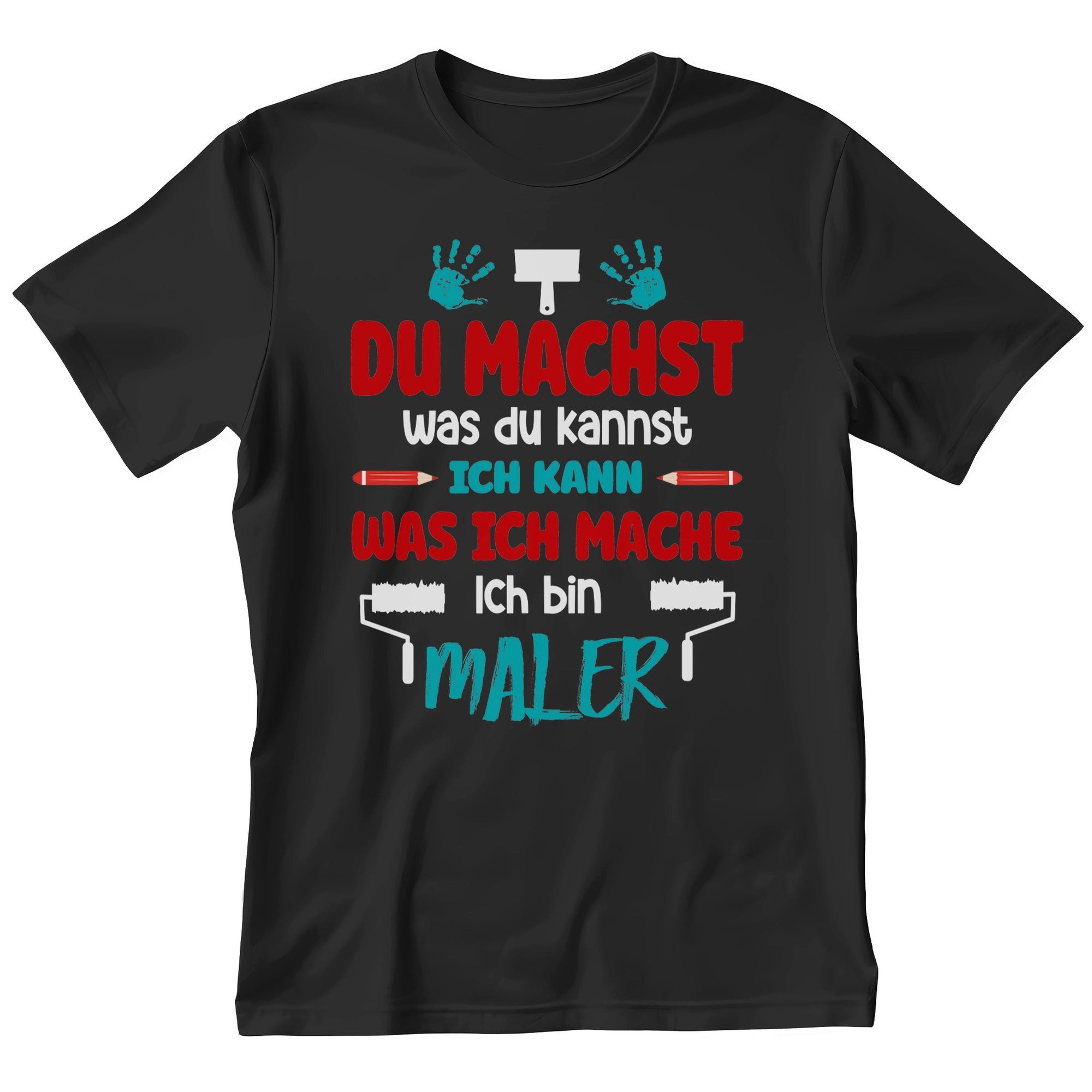 T-Shirt Maler Geschenk Männer Spruch Beruf Ausbildung Abschluss