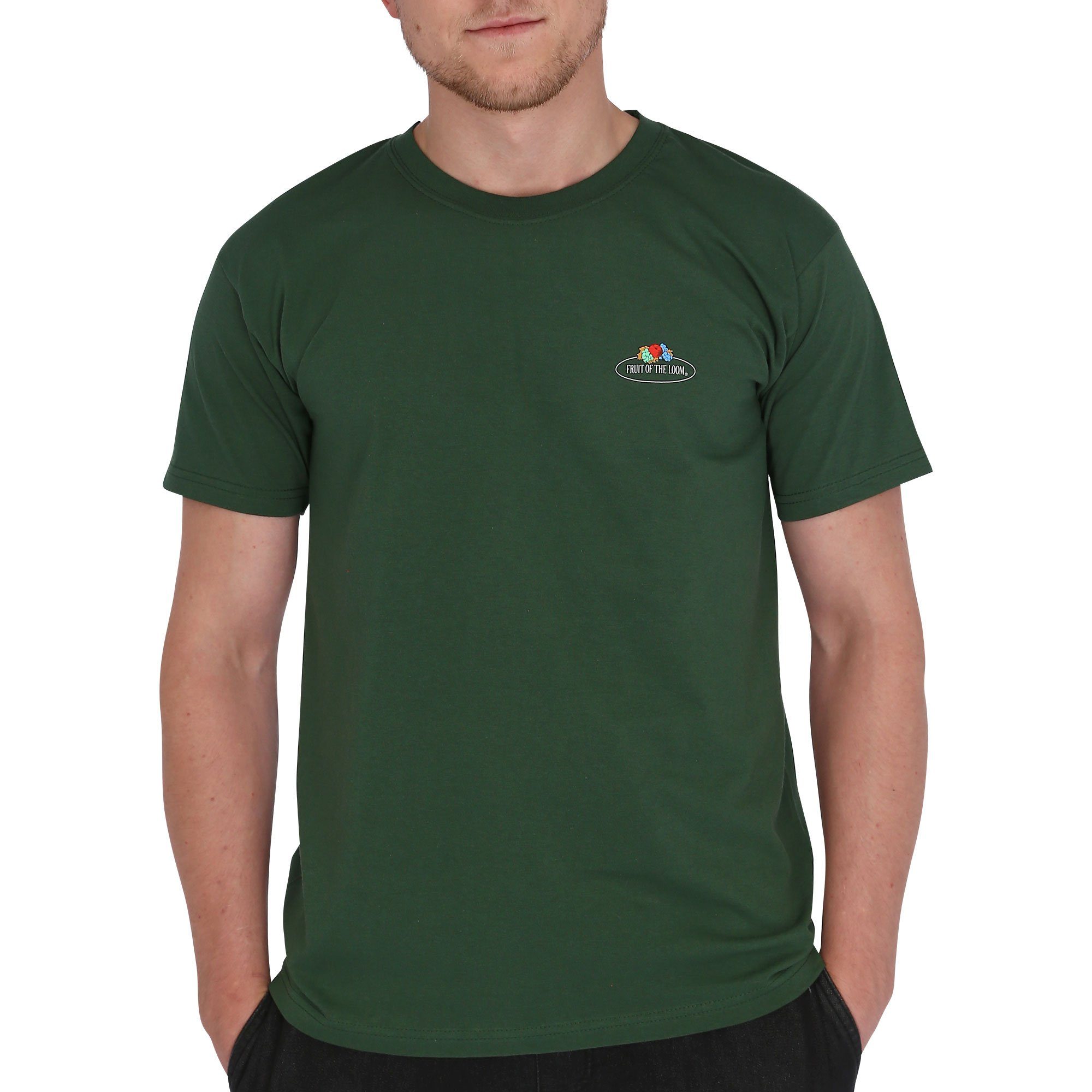 Fruit of the Loom Rundhalsshirt Valueweight T mit Vintage-Logo günstig online kaufen