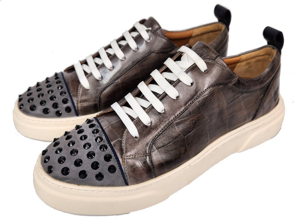 Melvin & Hamilton Harvey12-Turtle Stone Sneaker Nieten