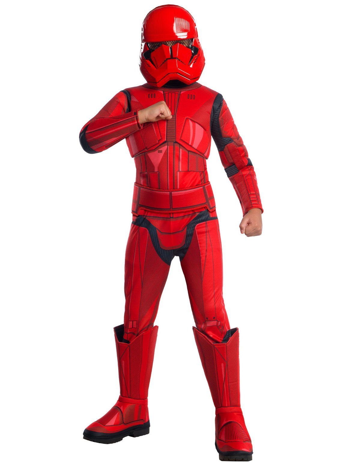 Rubie´s Kostüm Star Wars 9 Sith Trooper Kostüm für Kinder, Hochwertiges Kinderkostüm der Elite-Stormtrooper aus 'Der Aufstieg Sk