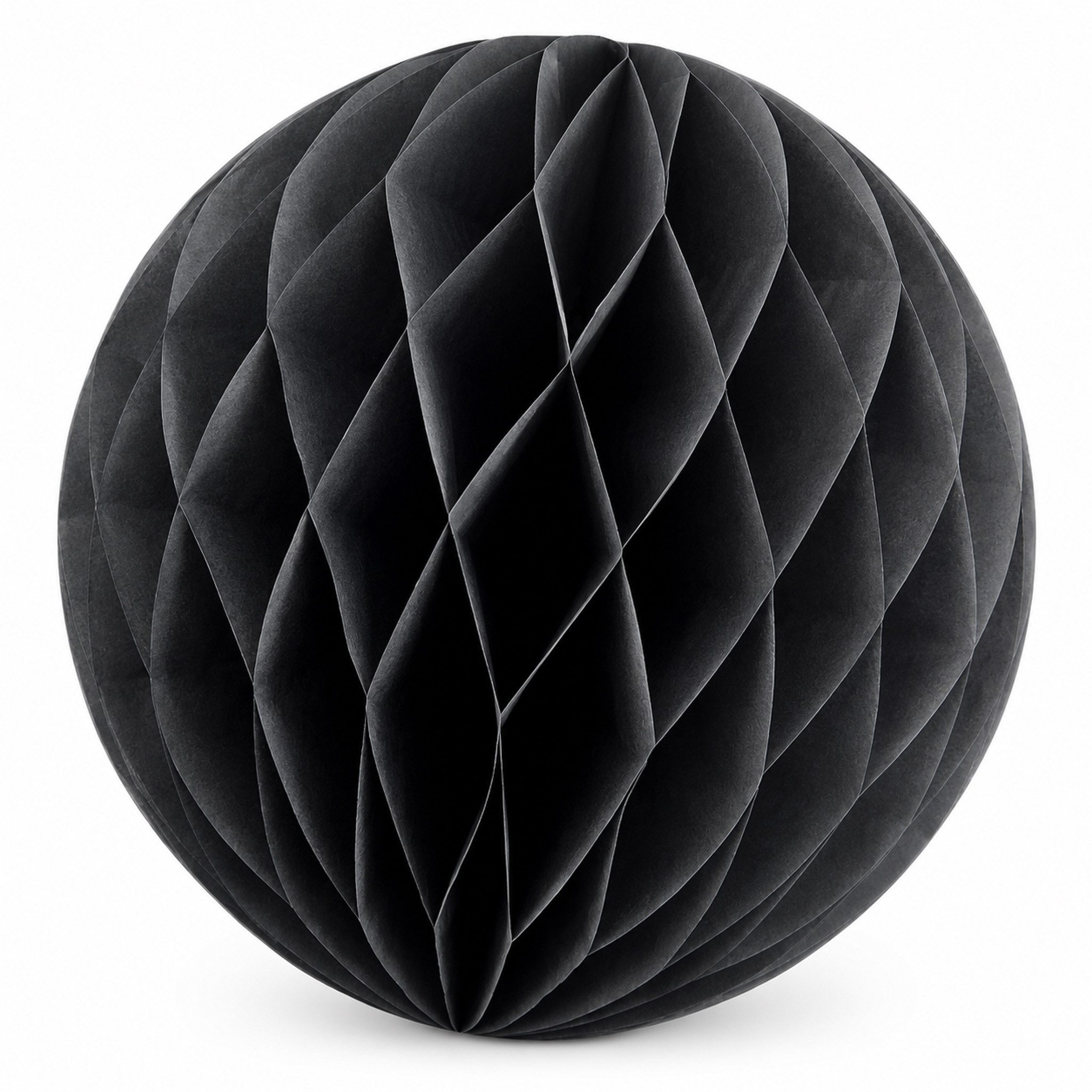 Creativery Wabenball, Wabenball 20cm Papier 1 Stück Schwarz