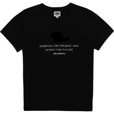 KARL LAGERFELD T-Shirt Karl Lagerfeld T-Shirt mit Silikon Text und Logo