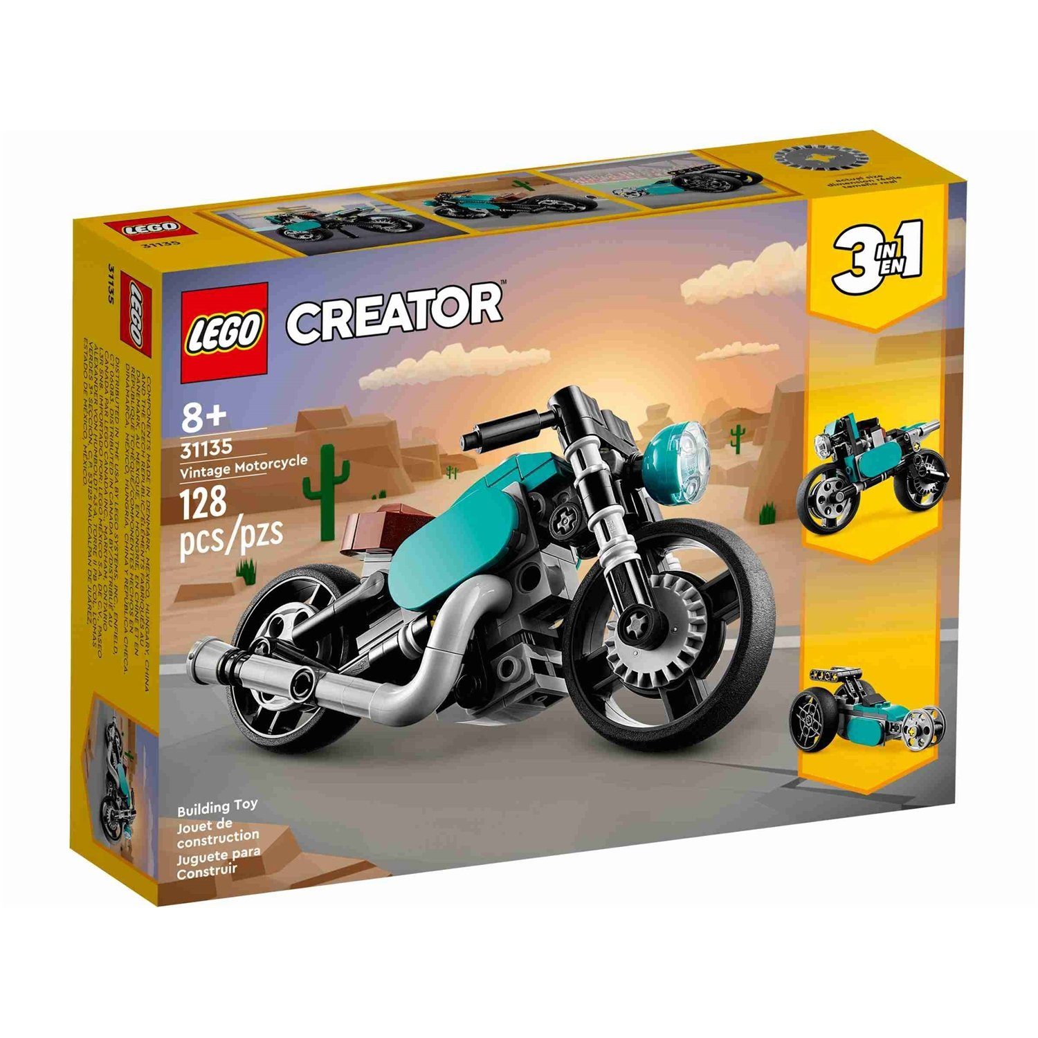 LEGO® 31135 Oldtimer Motorrad Konstruktionsspielsteine günstig online kaufen