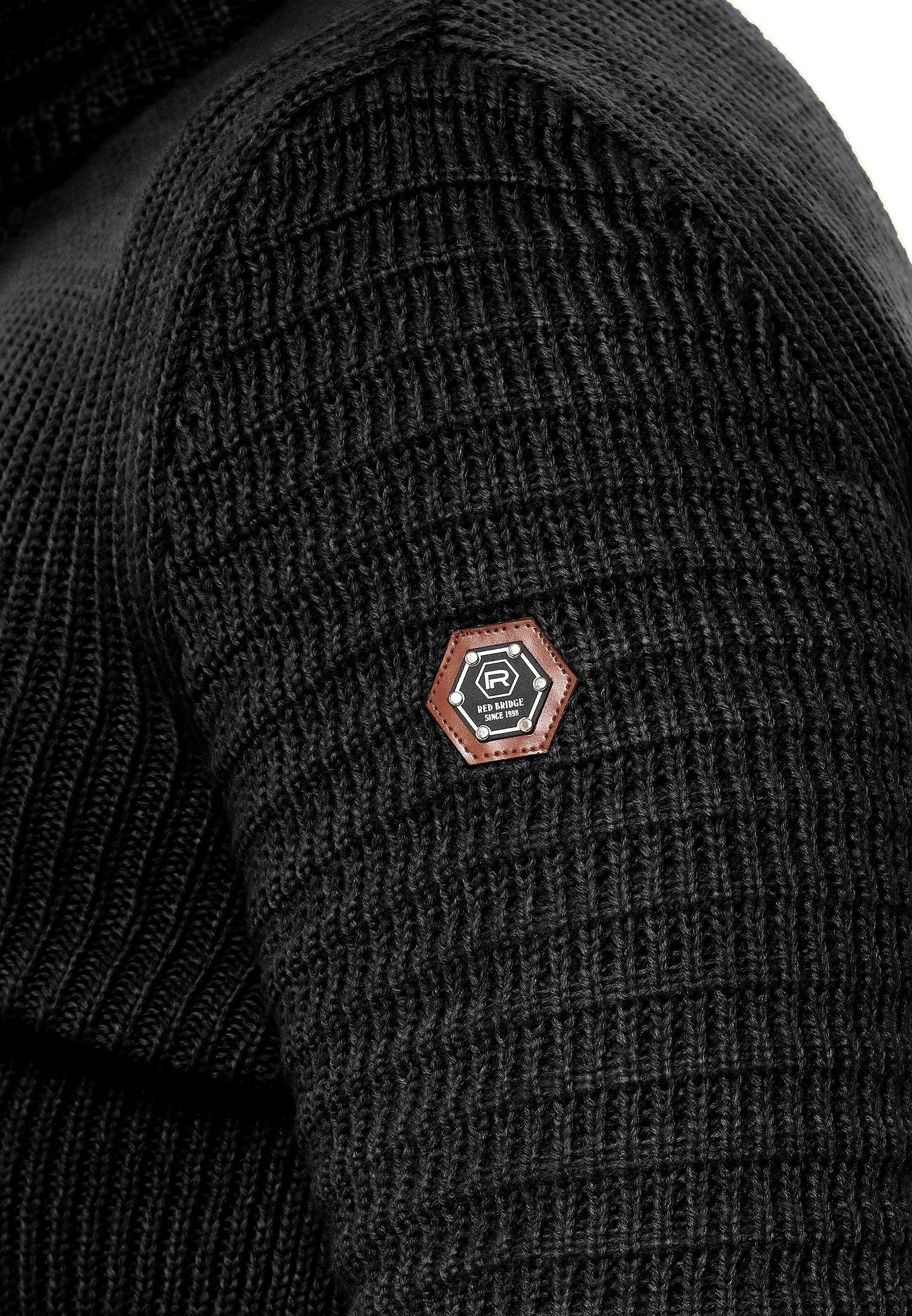 RedBridge Strickjacke Tampa mit Stehkragen