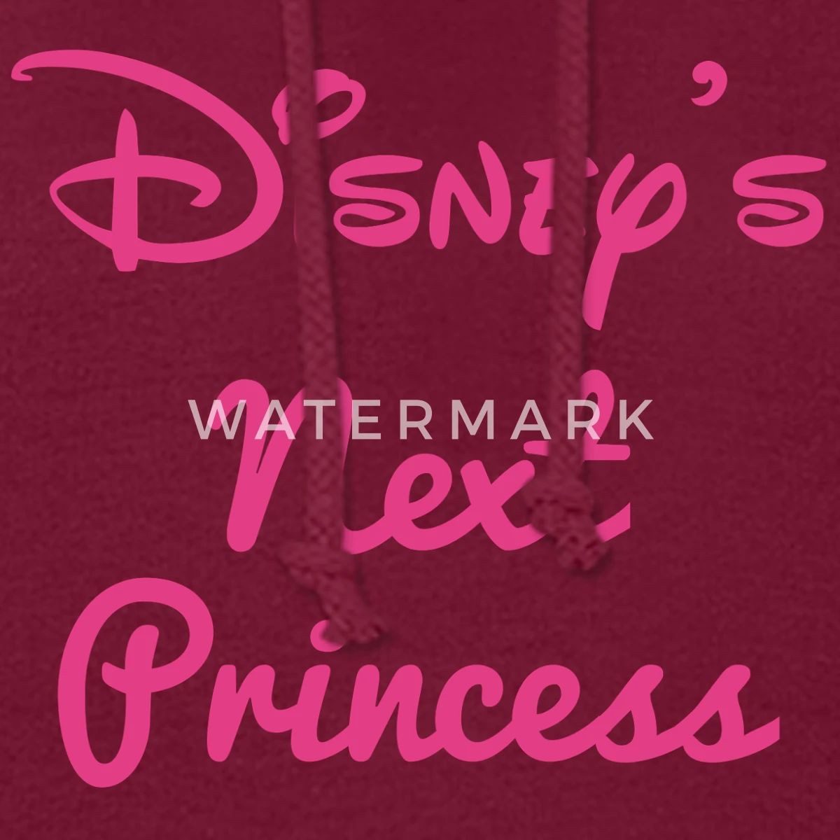 Spreadshirt Hoodie Disney Prinzessinen Disneys Next Princess Damen Hoodie (1-tlg)