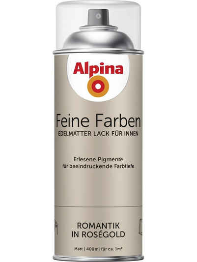 Alpina Sprühlack Alpina Feine Farben Sprühlack Romantik in Roségold