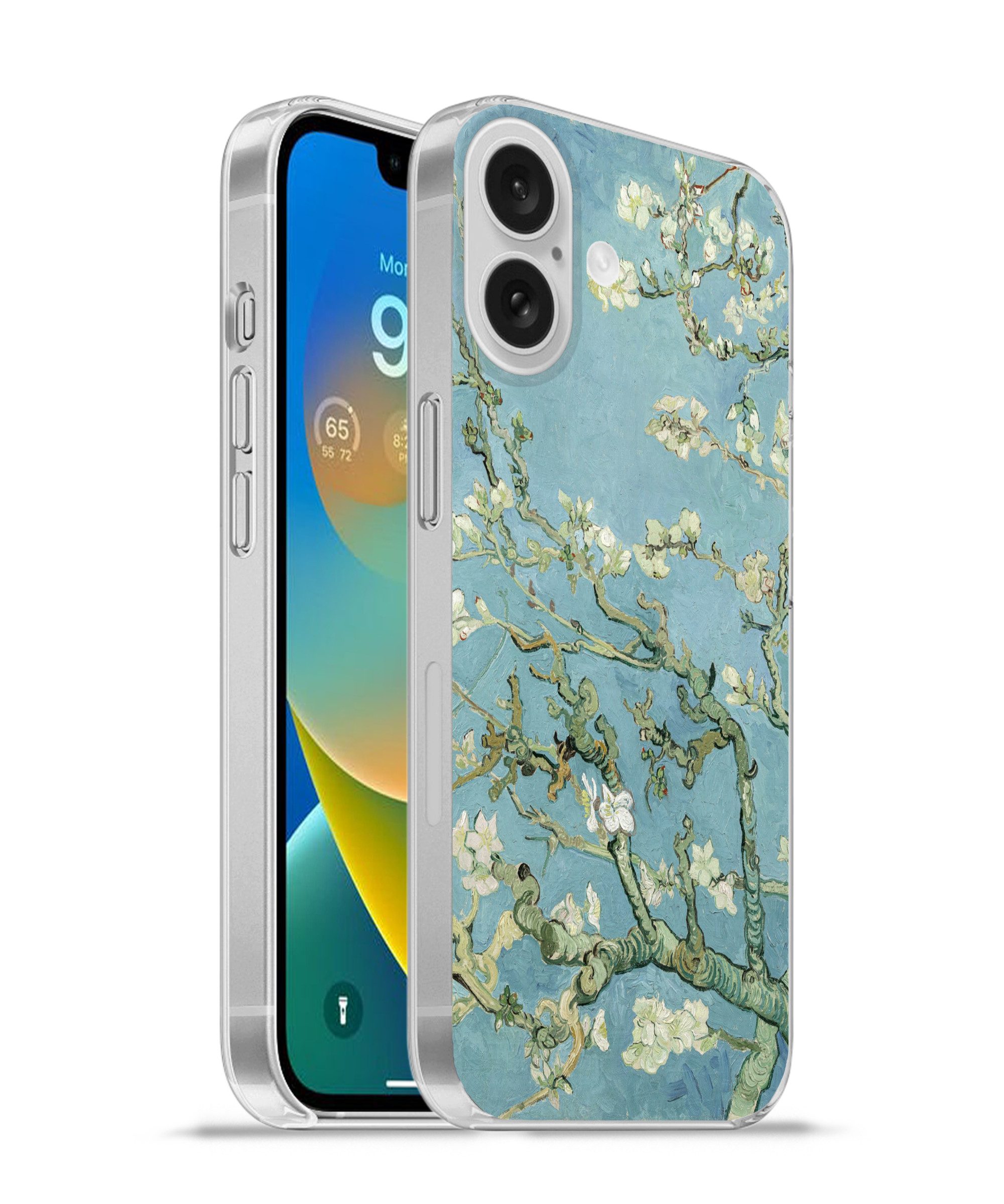 MuchoWow Handyhülle für Apple iPhone 16 Mandelblüte - Van Gogh - Kunst, Smartphone-Bumper, Print, Handy Schutzhülle Dünn