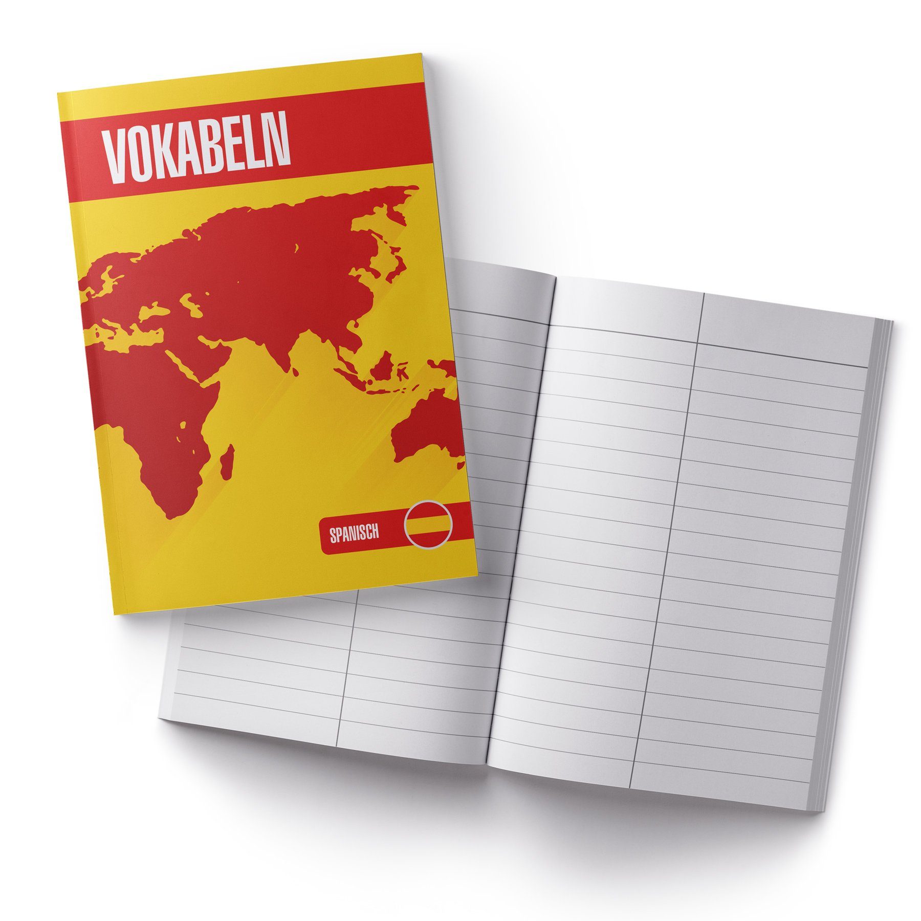 itenga Vokabelheft itenga Vokabelheft Spanisch DIN A5, 56 Seiten 100g Naturpapier