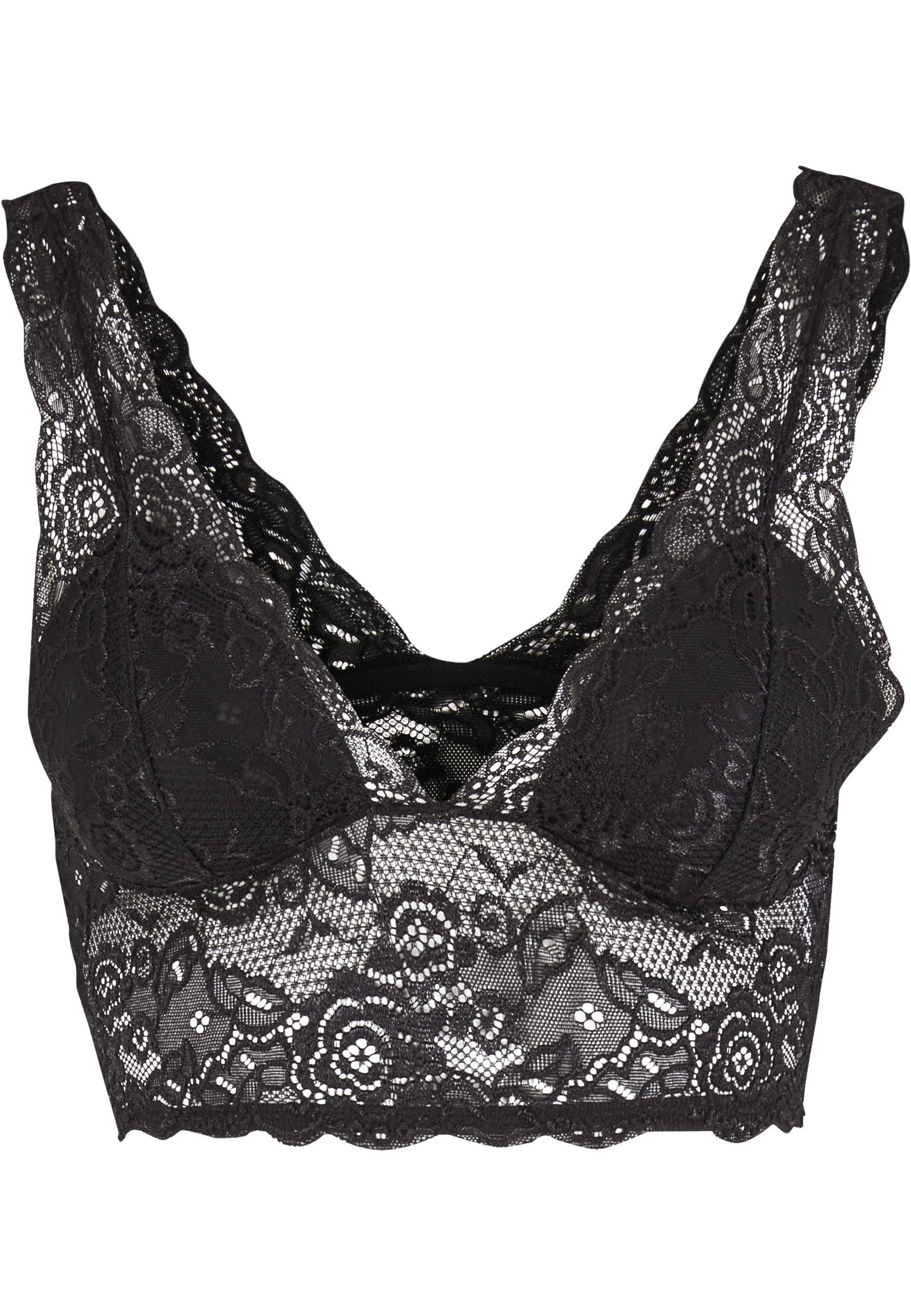 URBAN CLASSICS Sport-BH Urban Classics Ladies Allover Lace Bra Padded günstig online kaufen