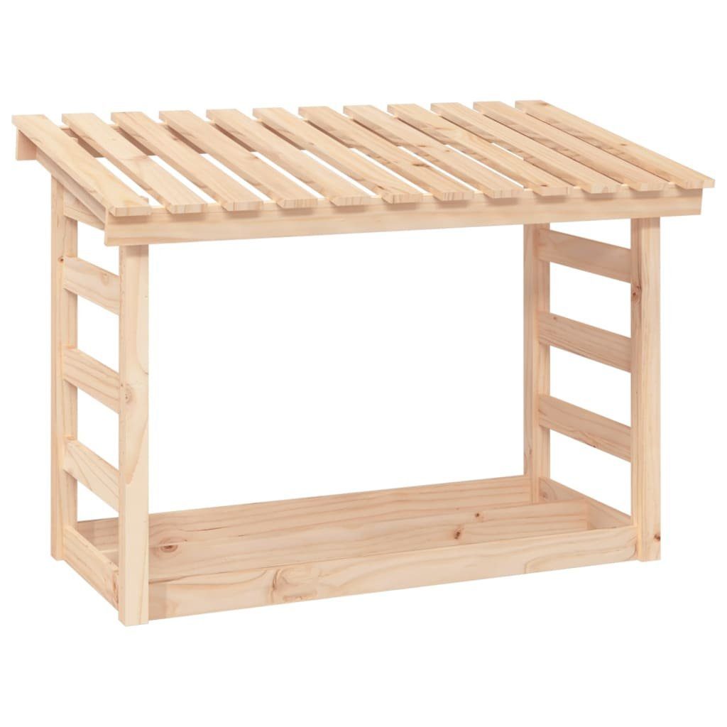 vidaXL Kaminholzregal Kaminholzregal 108x64,5x78 cm Massivholz Kiefer, BxTxH:108x64.5x78 cm