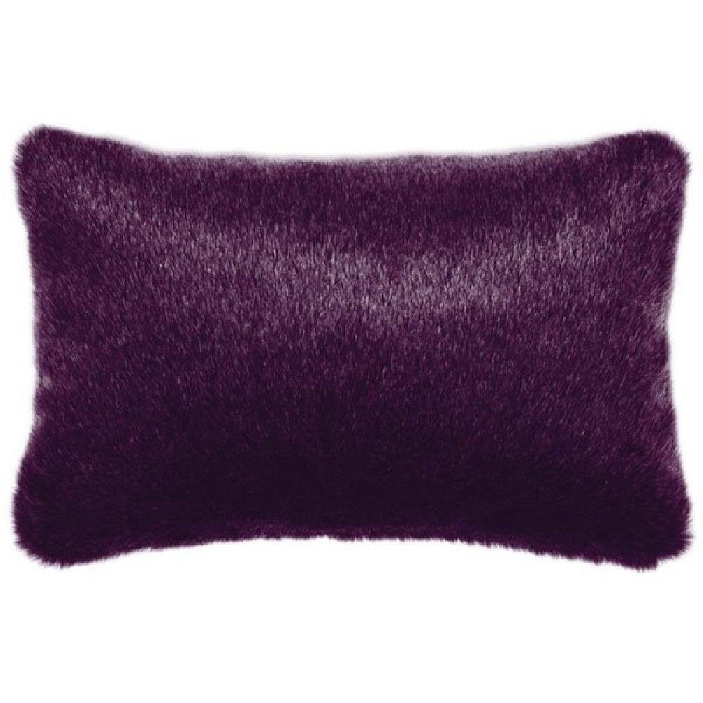 PAD Kissenhülle Kissenhülle Schaumwein Kunstpelz Purple (30x50cm) | Kissenbezüge