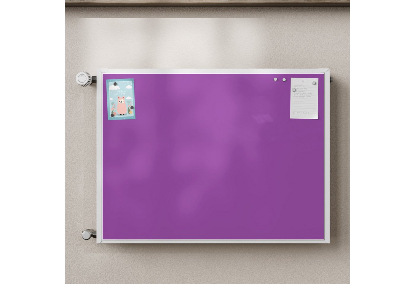 Thumbnail - DEQORI Magnetfolie 'Unifarben - Violett', beschreibbar Heizung Magnetmatte magnetisch Magnetfolie