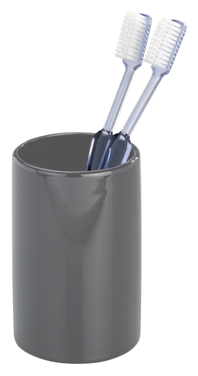 WENKO Zahnputzbecher Zahnputzbecher POLARIS, Grau, Ø günstig online kaufen