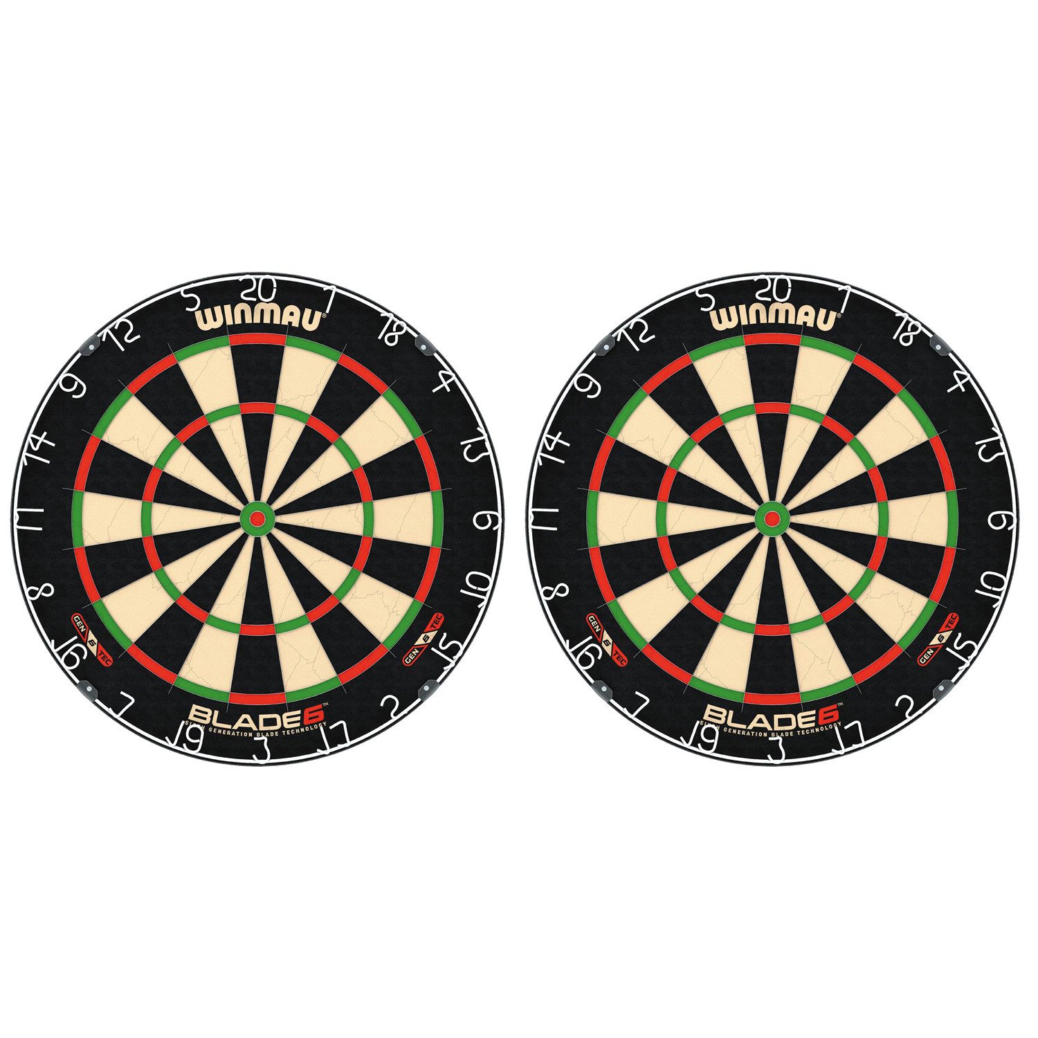 Dartscheibe 2x Blade 6
