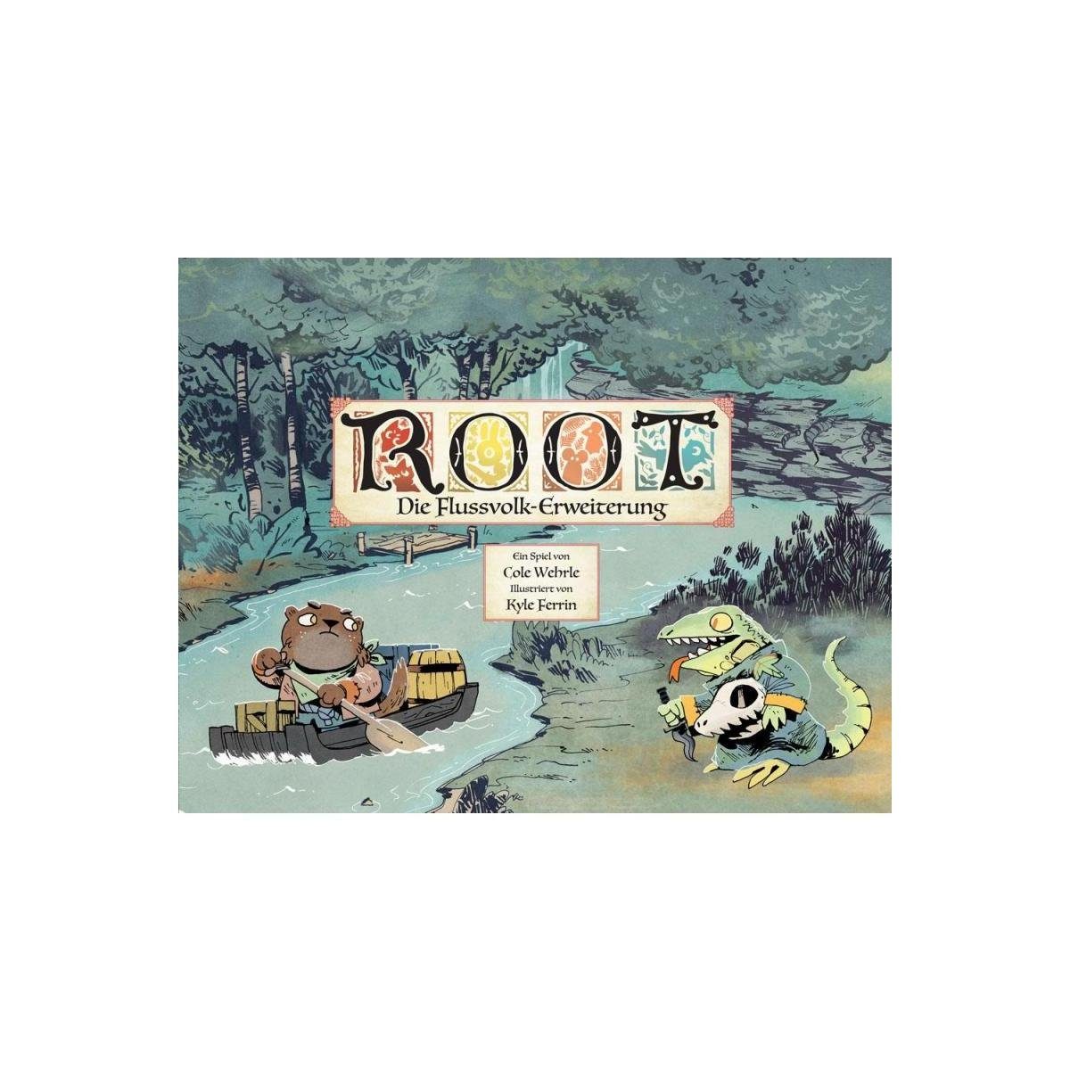 Quality Beast Spiel, Familienspiel SPWD0003 - Root: Flussvolk, ab 10 Jahren (DE-Erweiterung), Strategiespiel