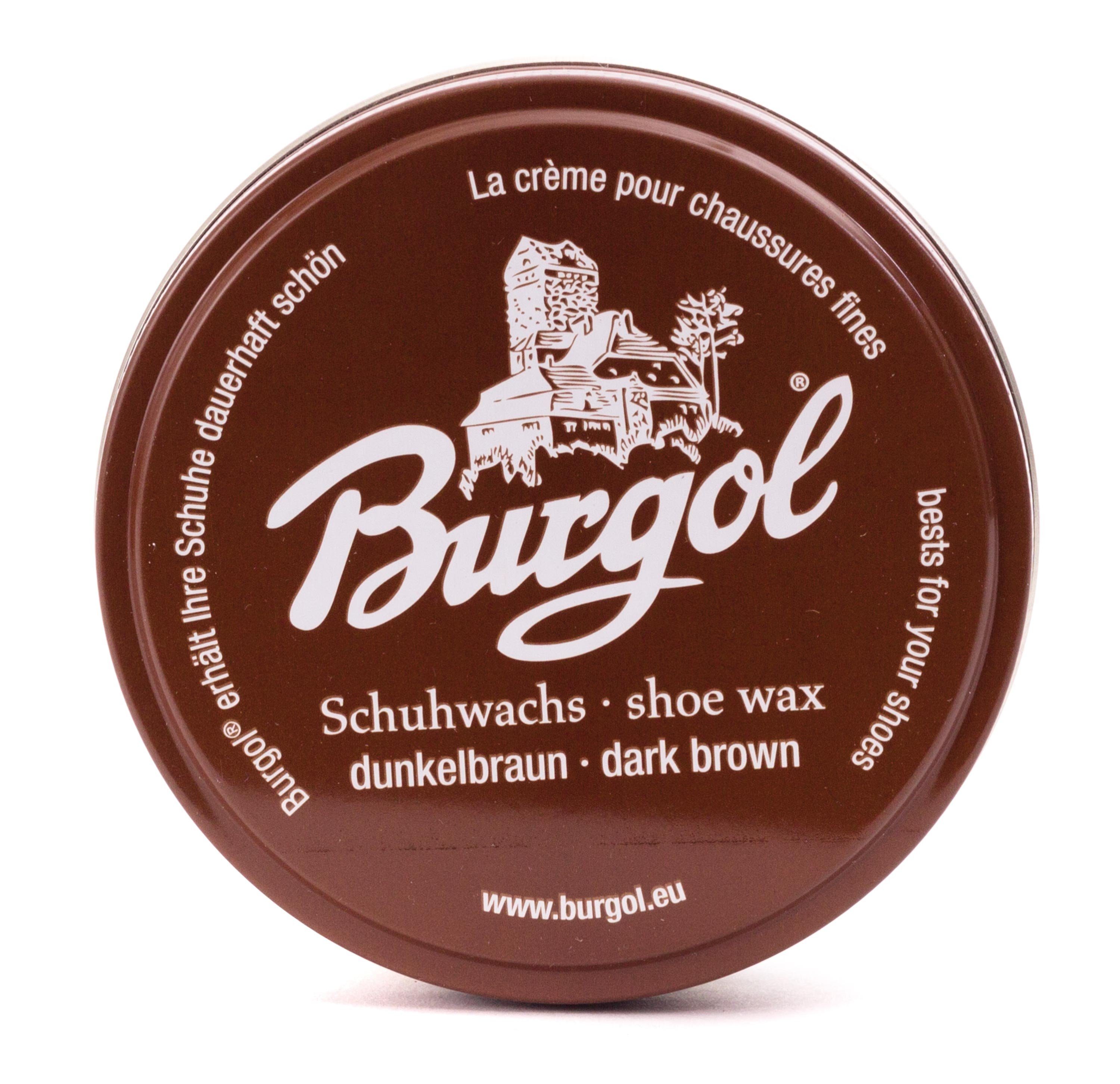 Schuhwachs Burgol Schuhcreme Burgol Dunkelbraun