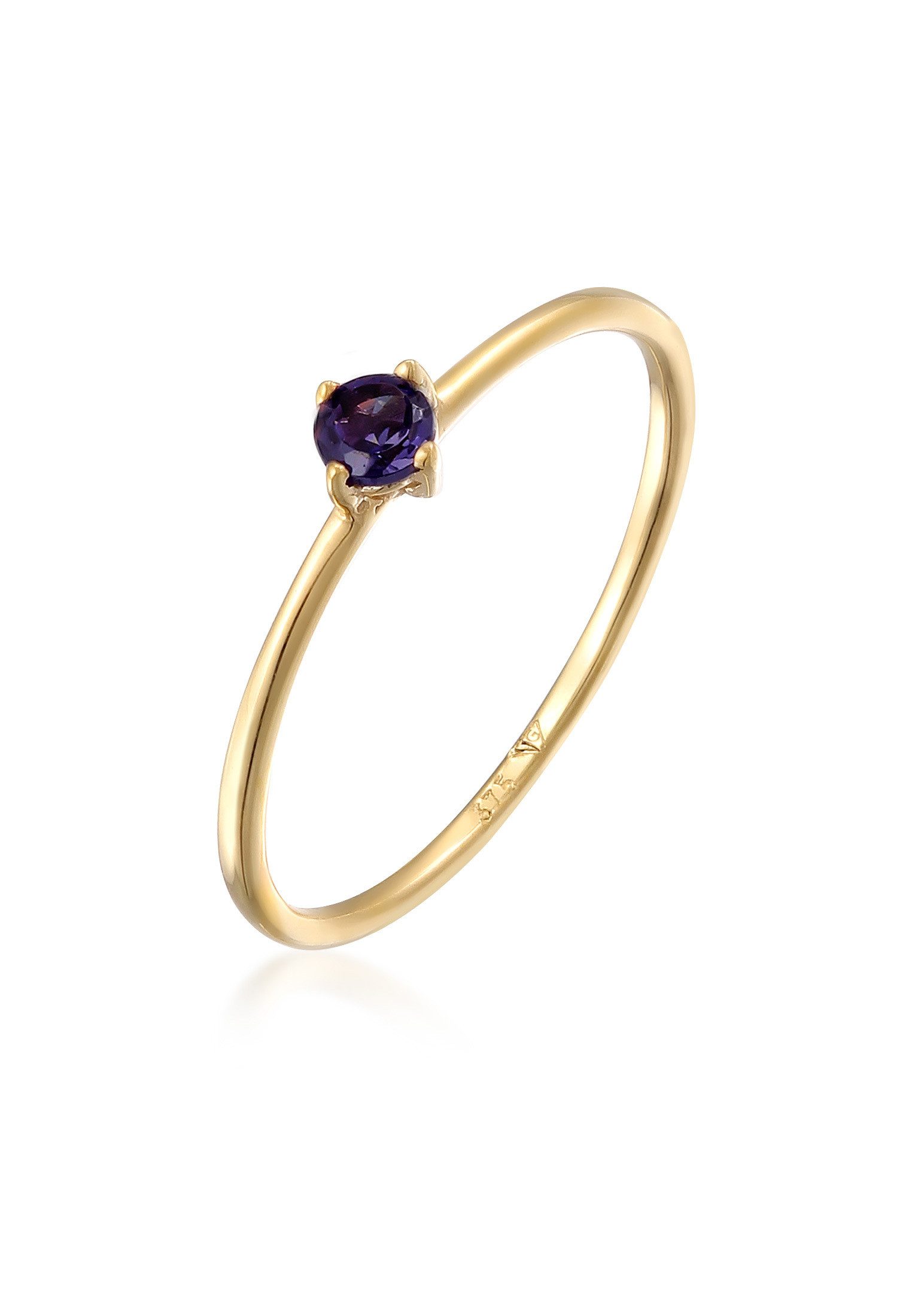 Elli Premium Fingerring Solitär mit Lolite günstig online kaufen