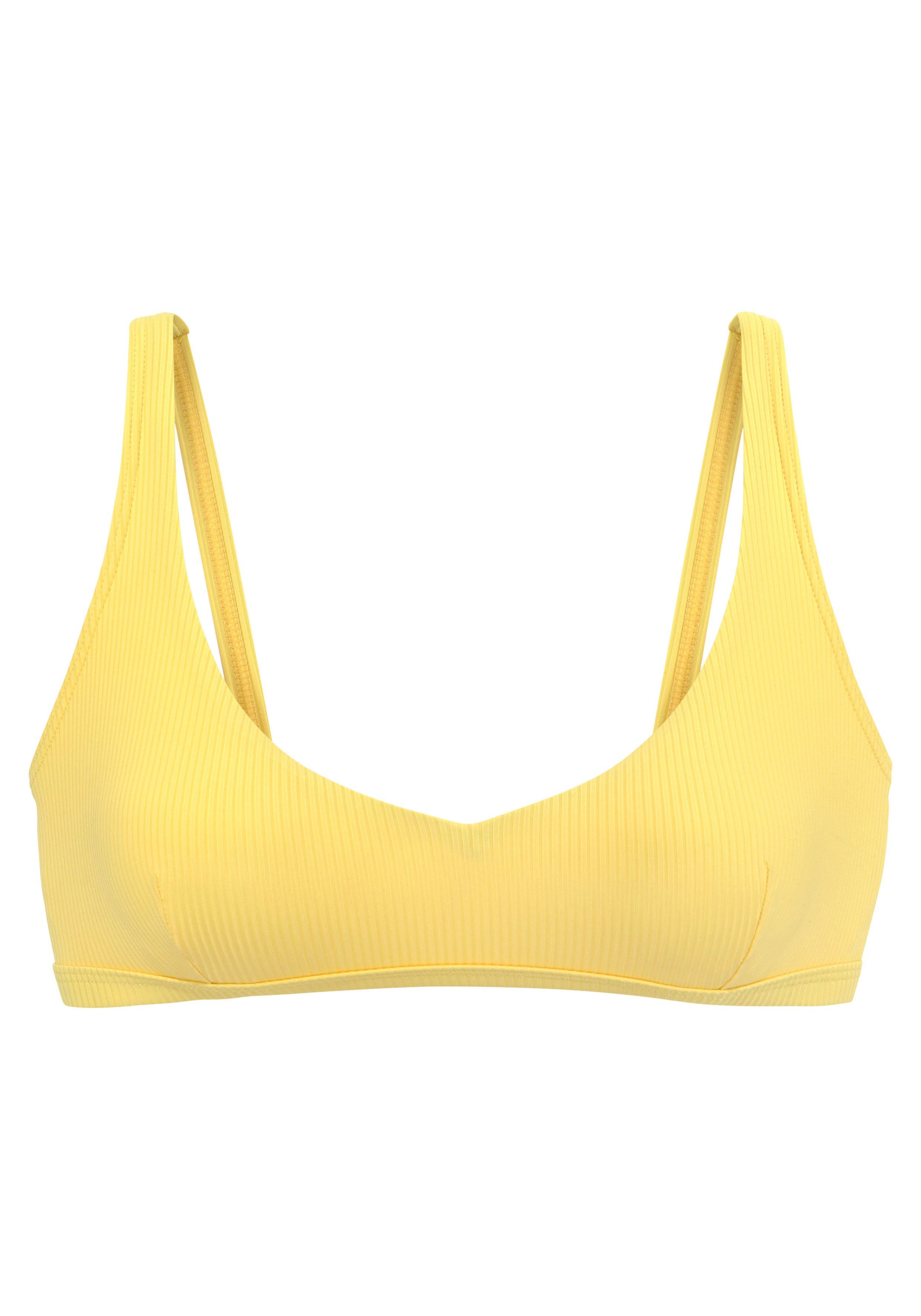 Venice Beach Bustier-Bikini-Top Lucky, aus gerippter günstig online kaufen