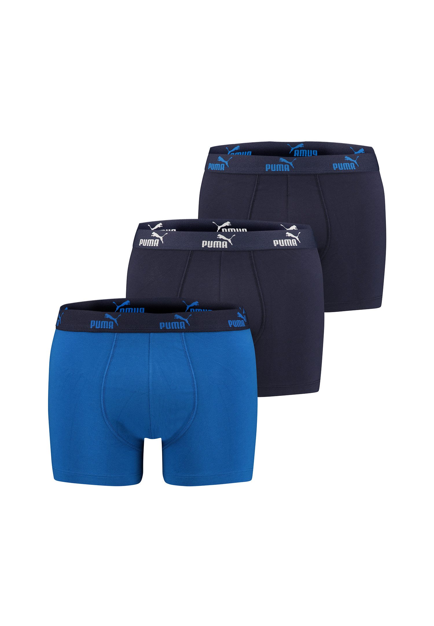 PUMA Boxershorts PUMA BW MEN PROMO ELEMENTS SOLID BOXER 3P (Packung, 3-St., 3er-Pack)