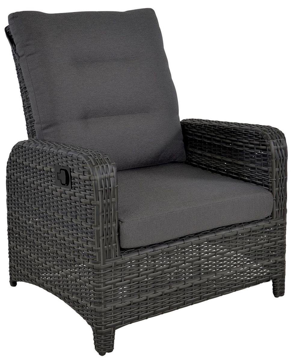 Lesli Living Loungesessel Lesli Living Loungesessel "Soho Forte" grau-anthrazit