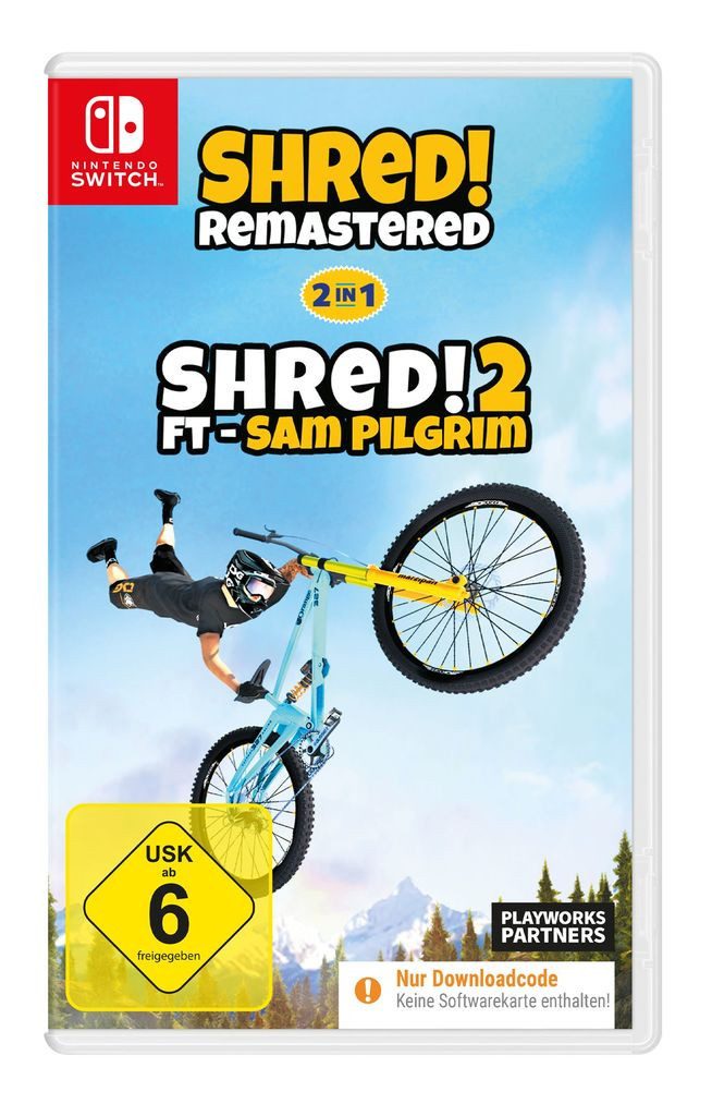 Shred 2 in 1 Game (Downloadcode in a Box) Nintendo Switch