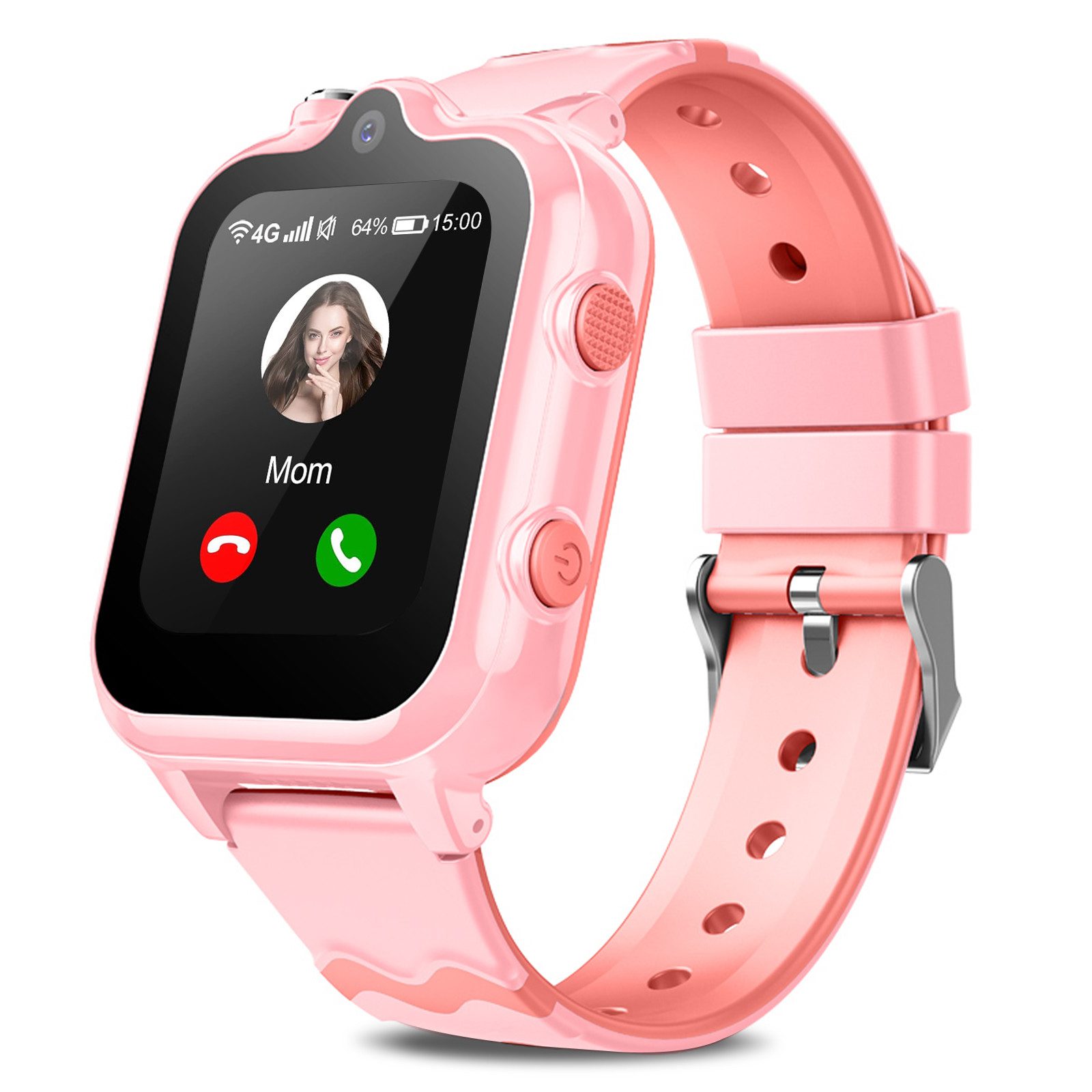 2025 Neue Smartwatch Kinder mit GPS, 2 Kameras, 4G Telefonfunktionen Smartwatch