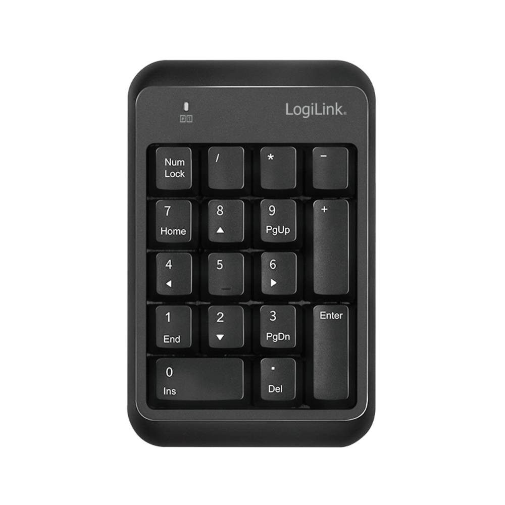 LogiLink Kabelloses Keypad, Bluetooth V5.1 ID0201 Tastatur (Ergonomisch)