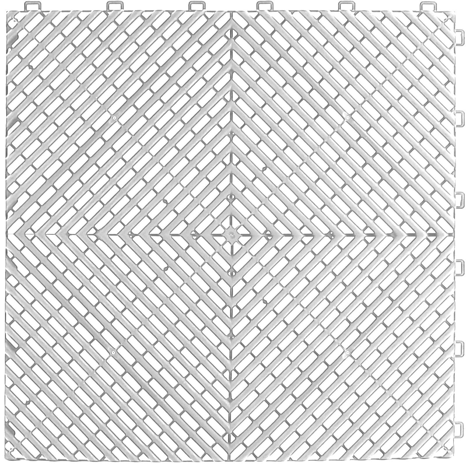 Tenzo-R Bodenfliese Performance Garagenboden Floor Weiss 40x40cm, weiss