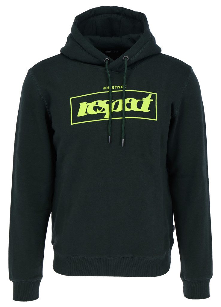 Kapuzensweatshirt Hoodie mit Statement-Schriftzug 1