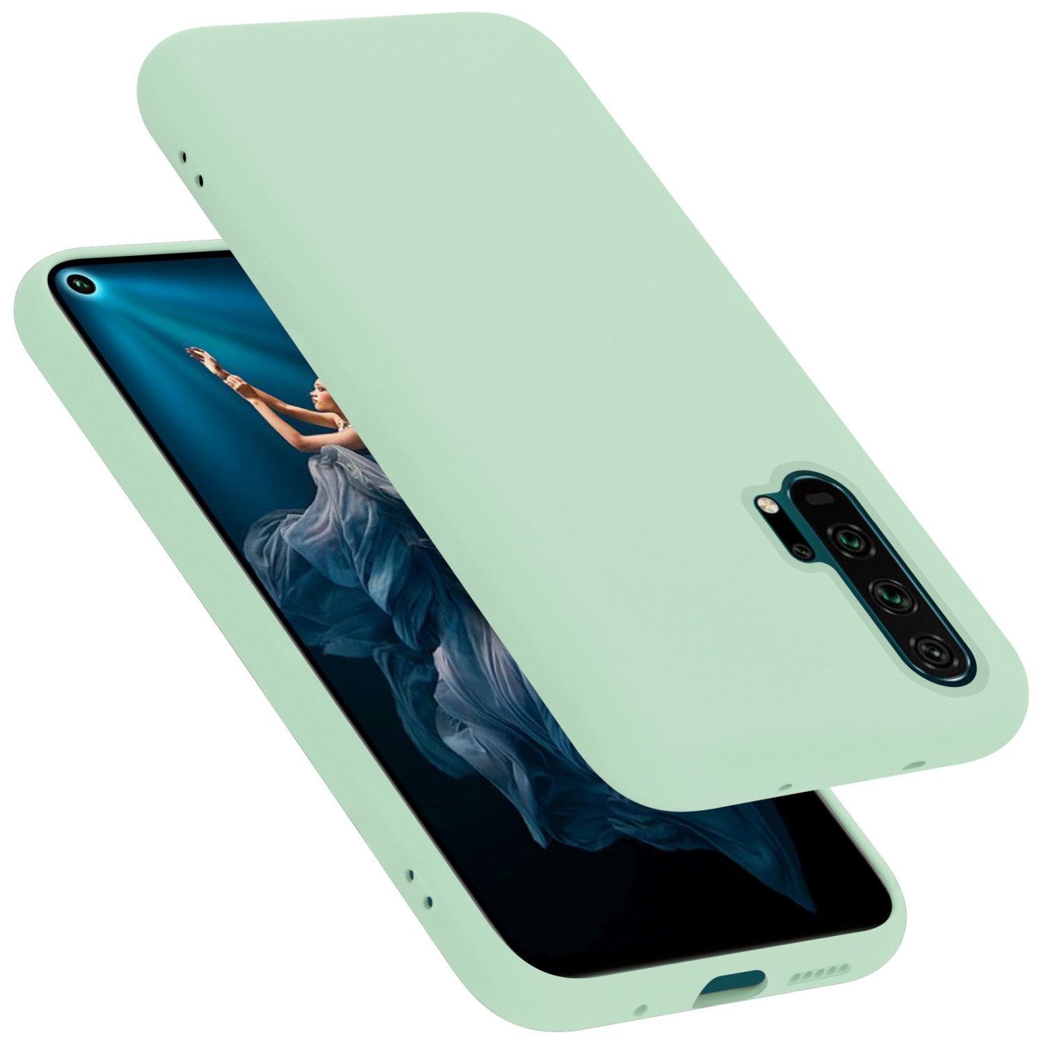 Cadorabo Handyhülle für Honor 20 PRO Hülle Honor 20 PRO, Flexible Hülle TPU Silikon Schutzhülle Back Cover Case