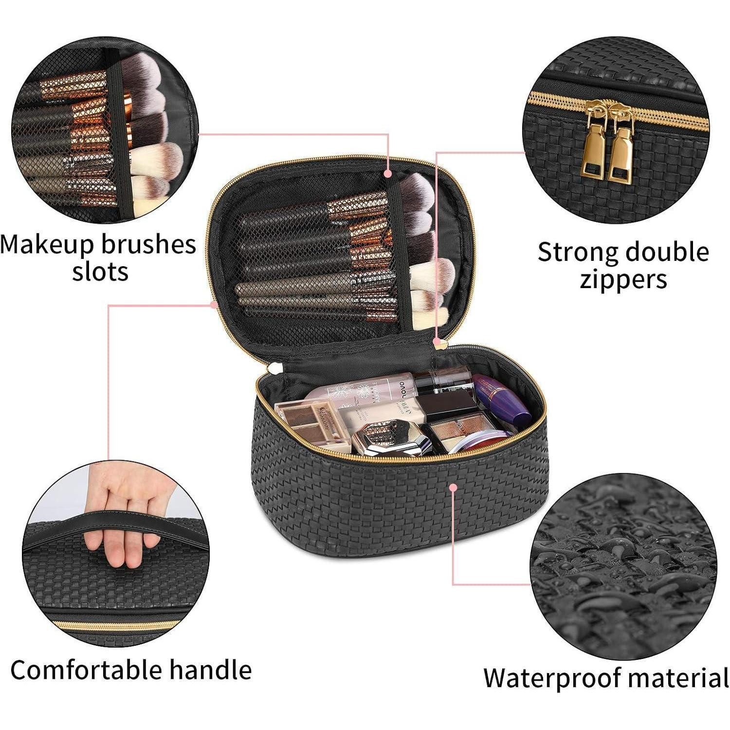 LuxusKollektion Kosmetiktasche Kosmetiktasche Damen Kulturtasche Make-Up Ta günstig online kaufen