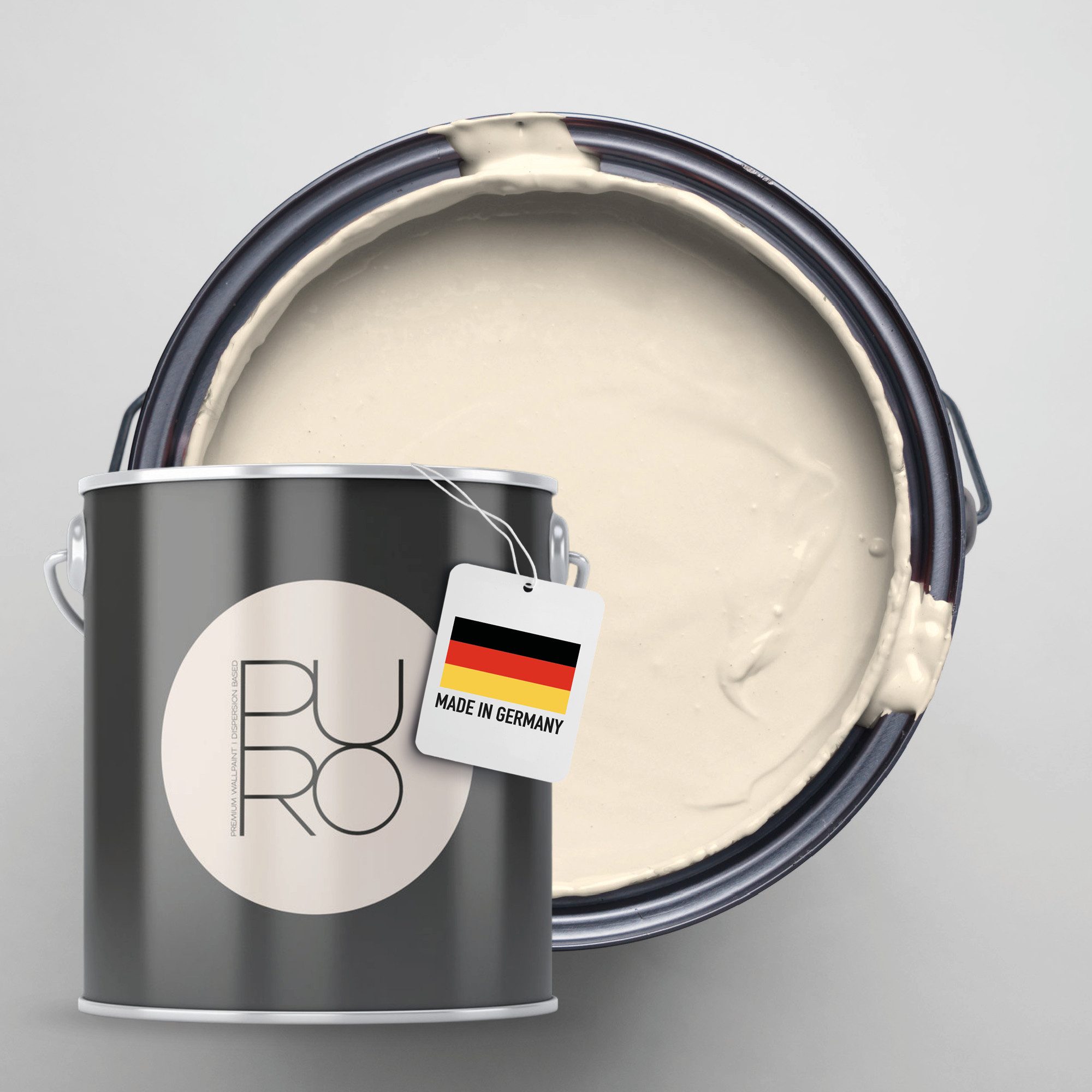 A.S. Création Wandfarbe Premium Innenwandfarbe PURO Tuchmatt diverse apricot, ideal für Wohnzimmer, Schlafzimmer, Flur und Küche, Farbwelt Apricot