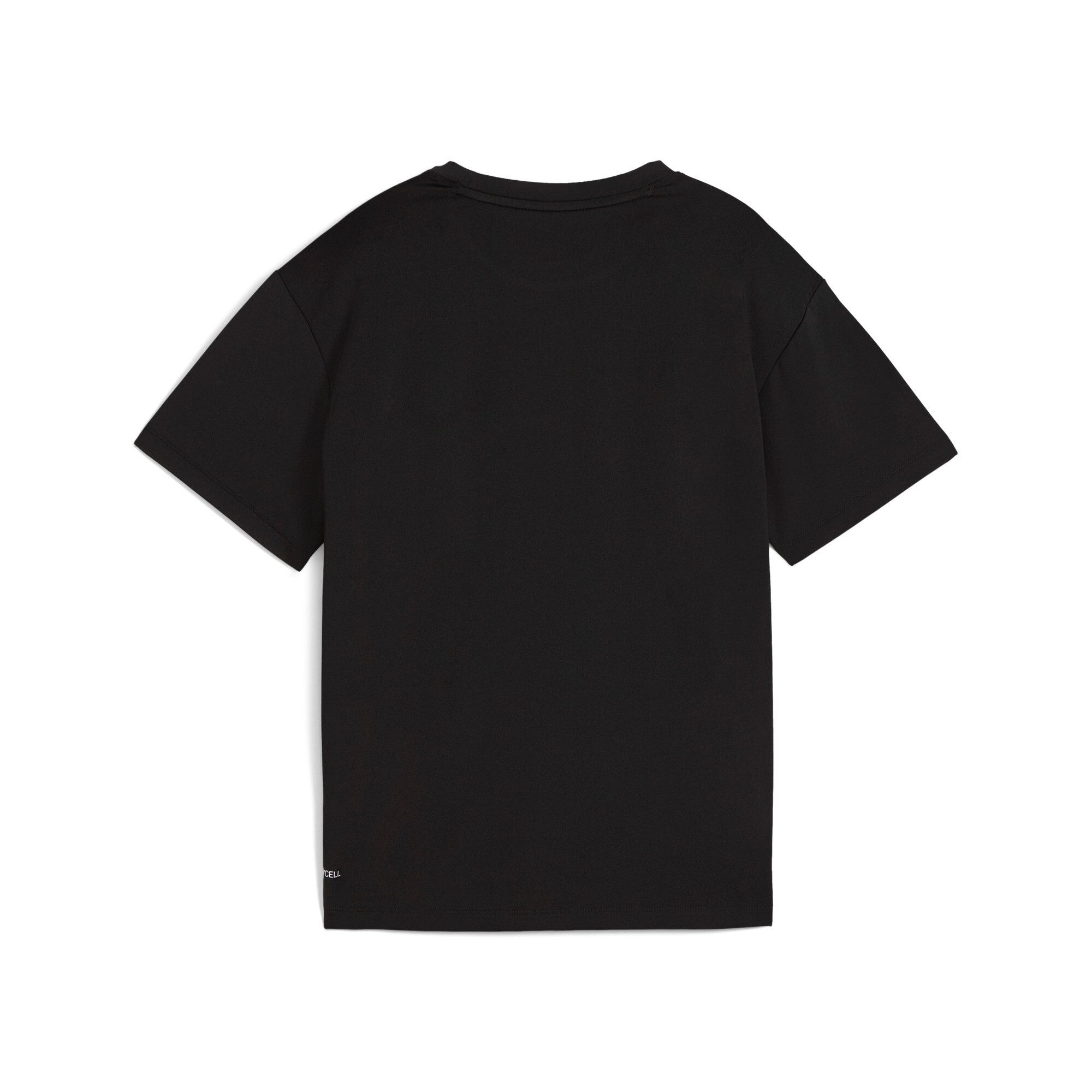 PUMA T-Shirt TAD ESS TEE G Trainings-T-Shirt, mit Rundhalsausschnitt, mit reflektierendem Logo – Bild 5 von 5